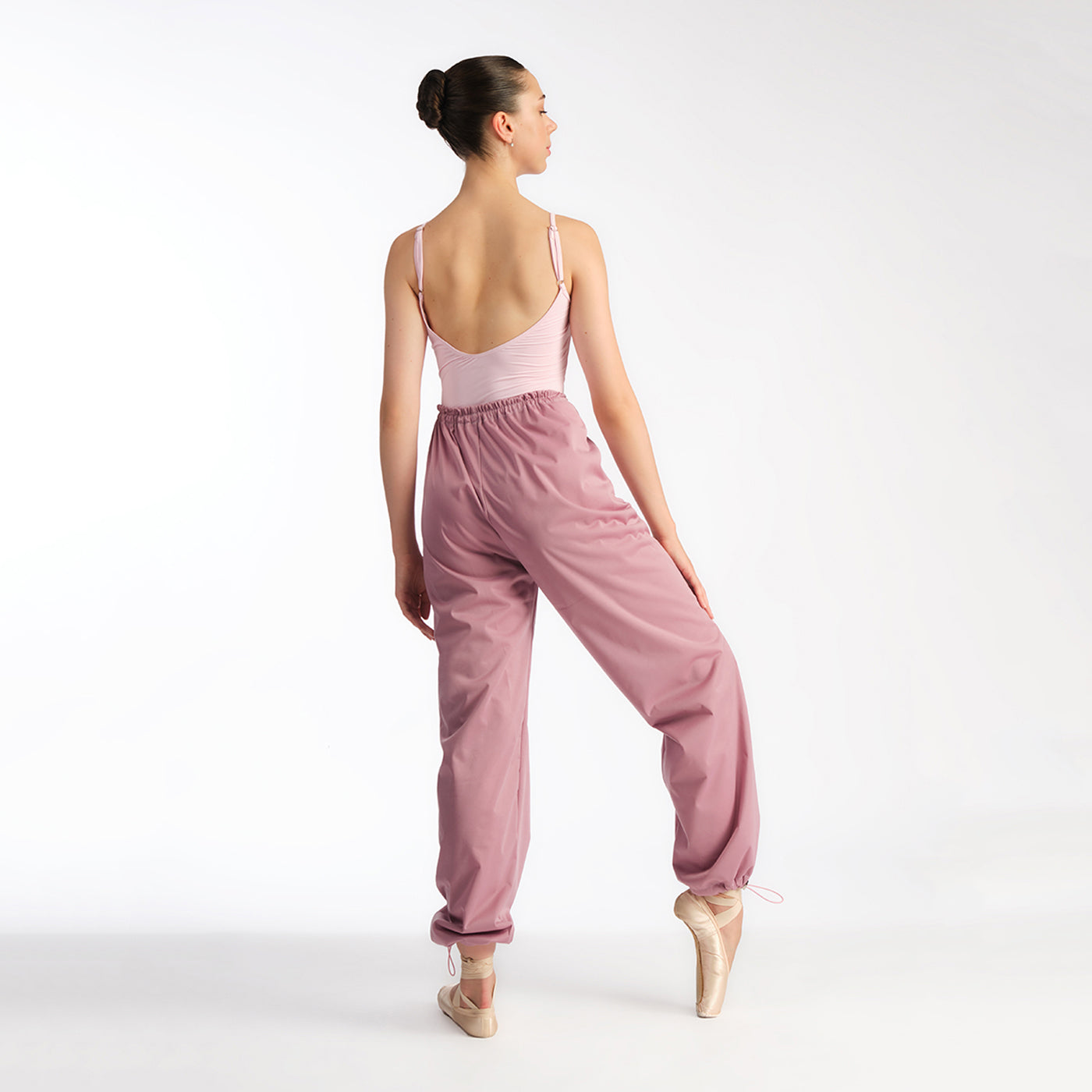 Women Pink Ballet Warm-Up Trousers(0405/Dusty Pink)