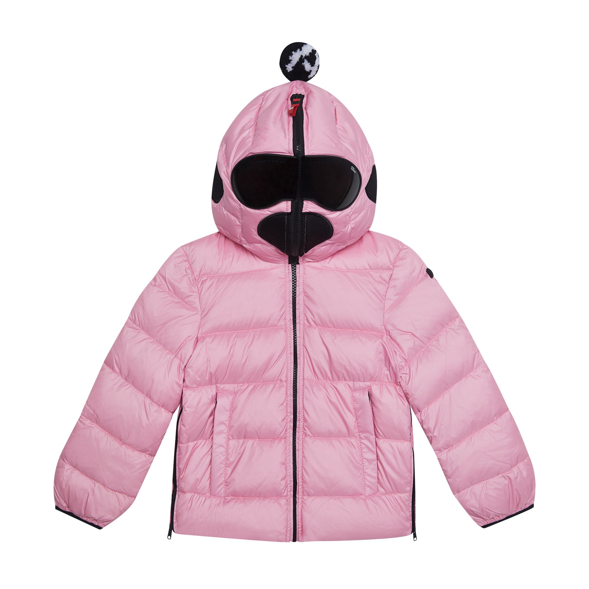 Girls Pink Padded Down Jacket