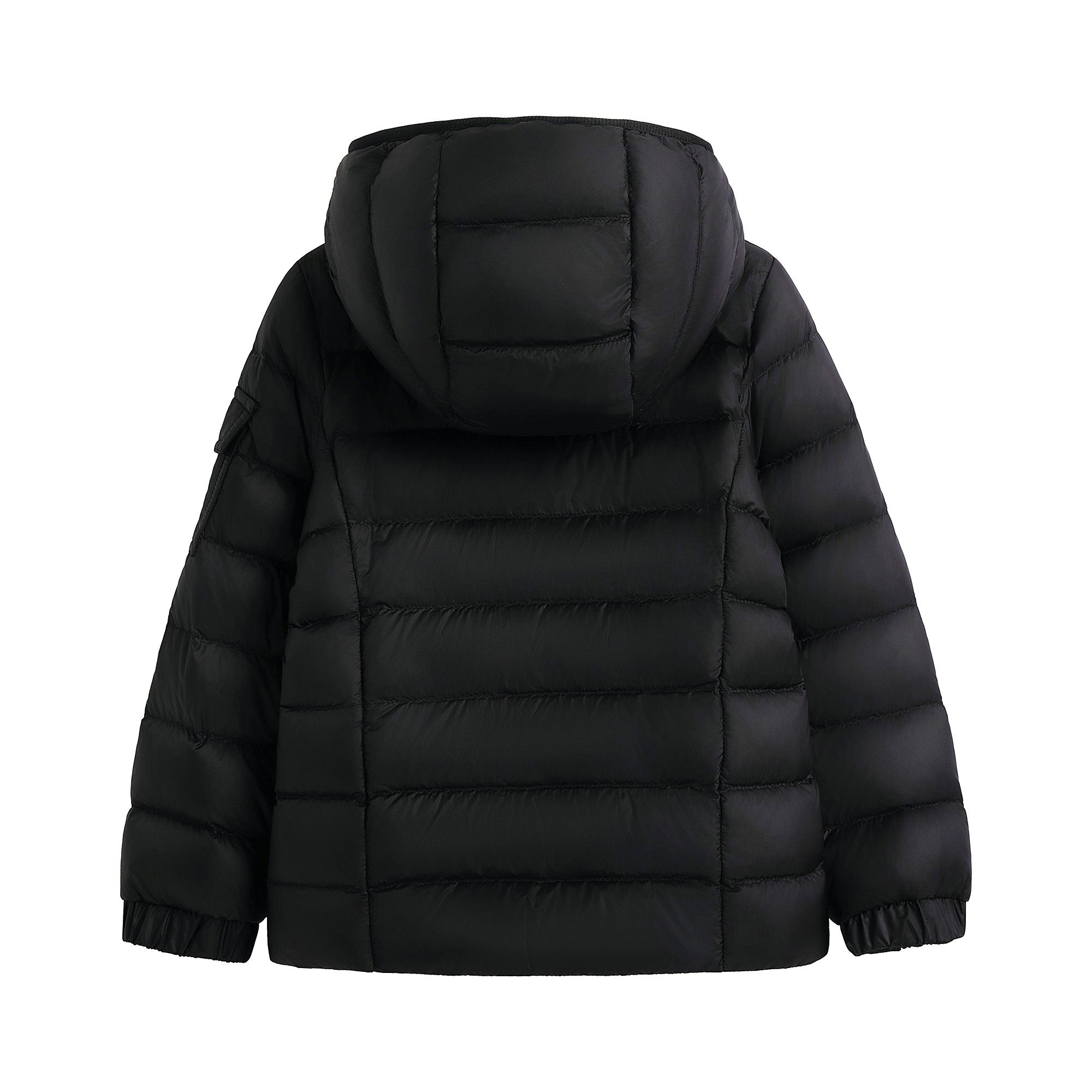 Girls Black "GLES" Padded Down Jacket