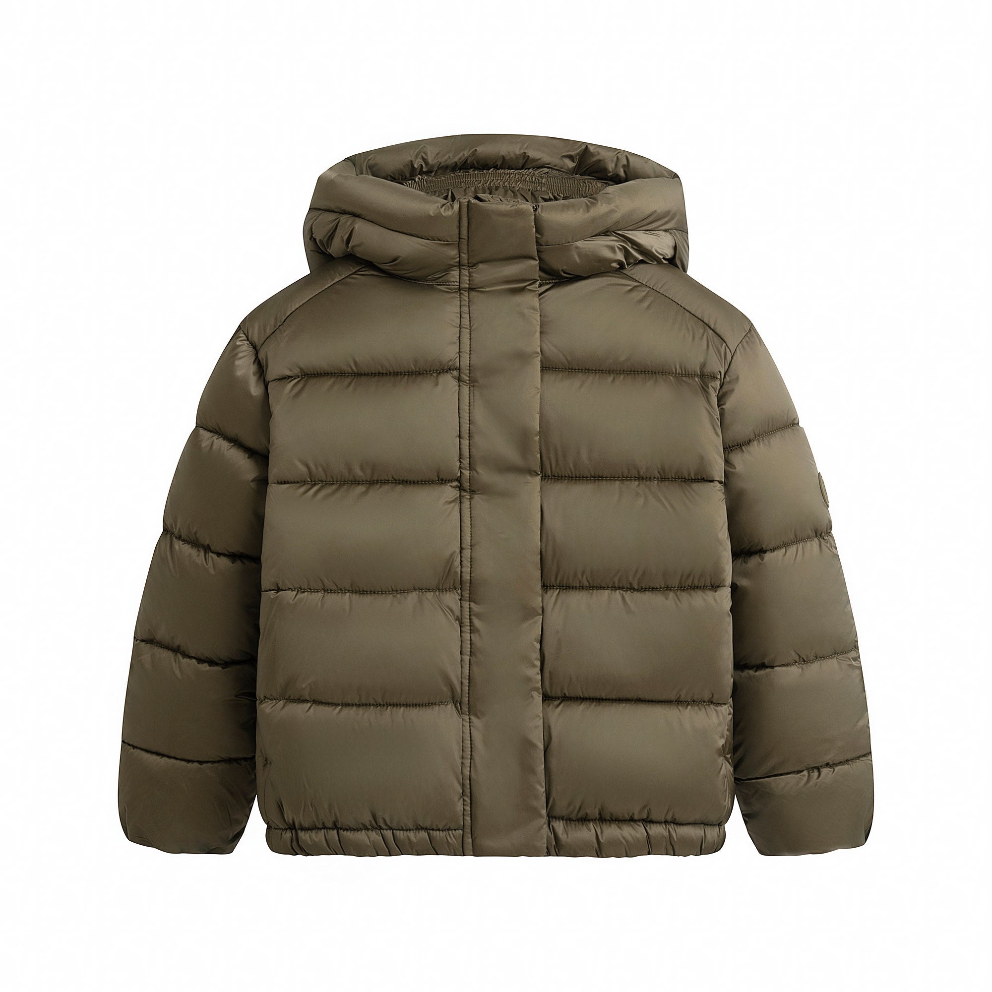 Boys & Girls Olive Green Padded Jacket