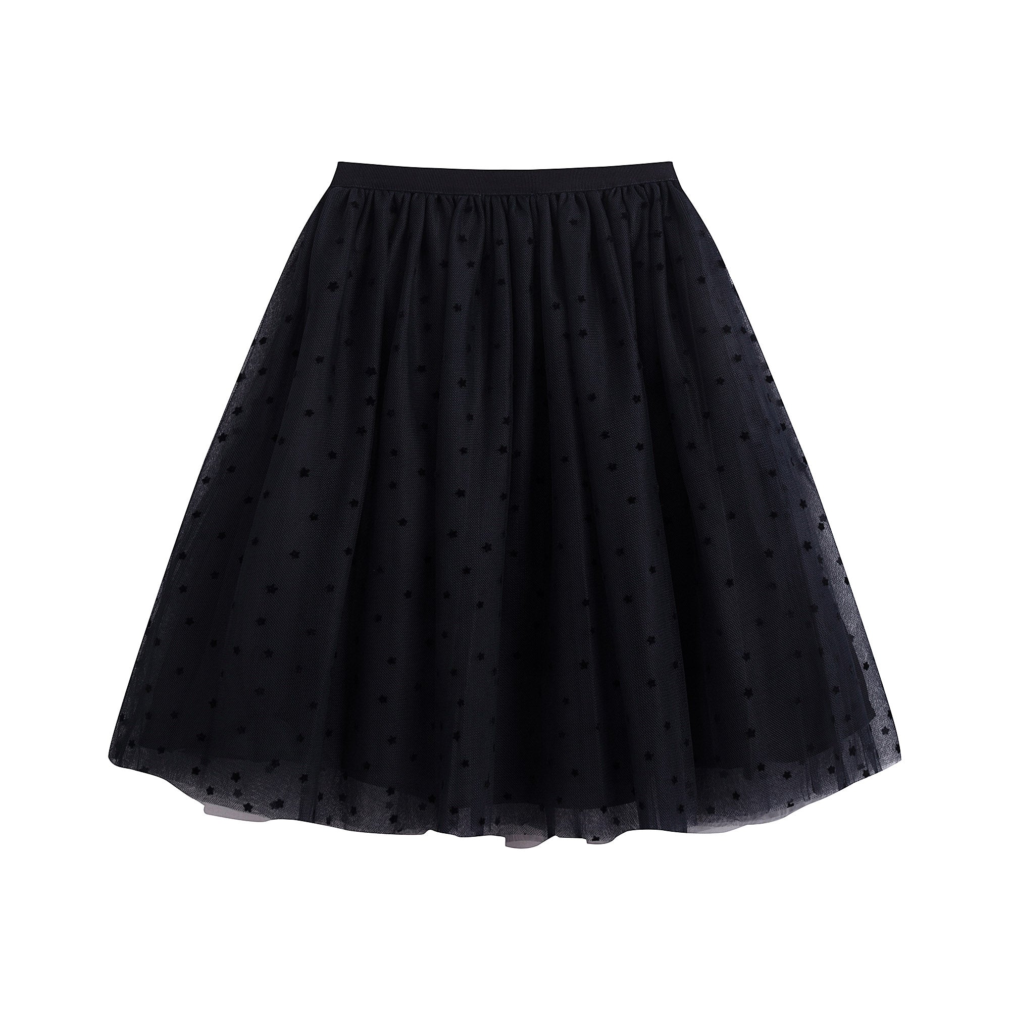 Girls Navy Tulle Skirt