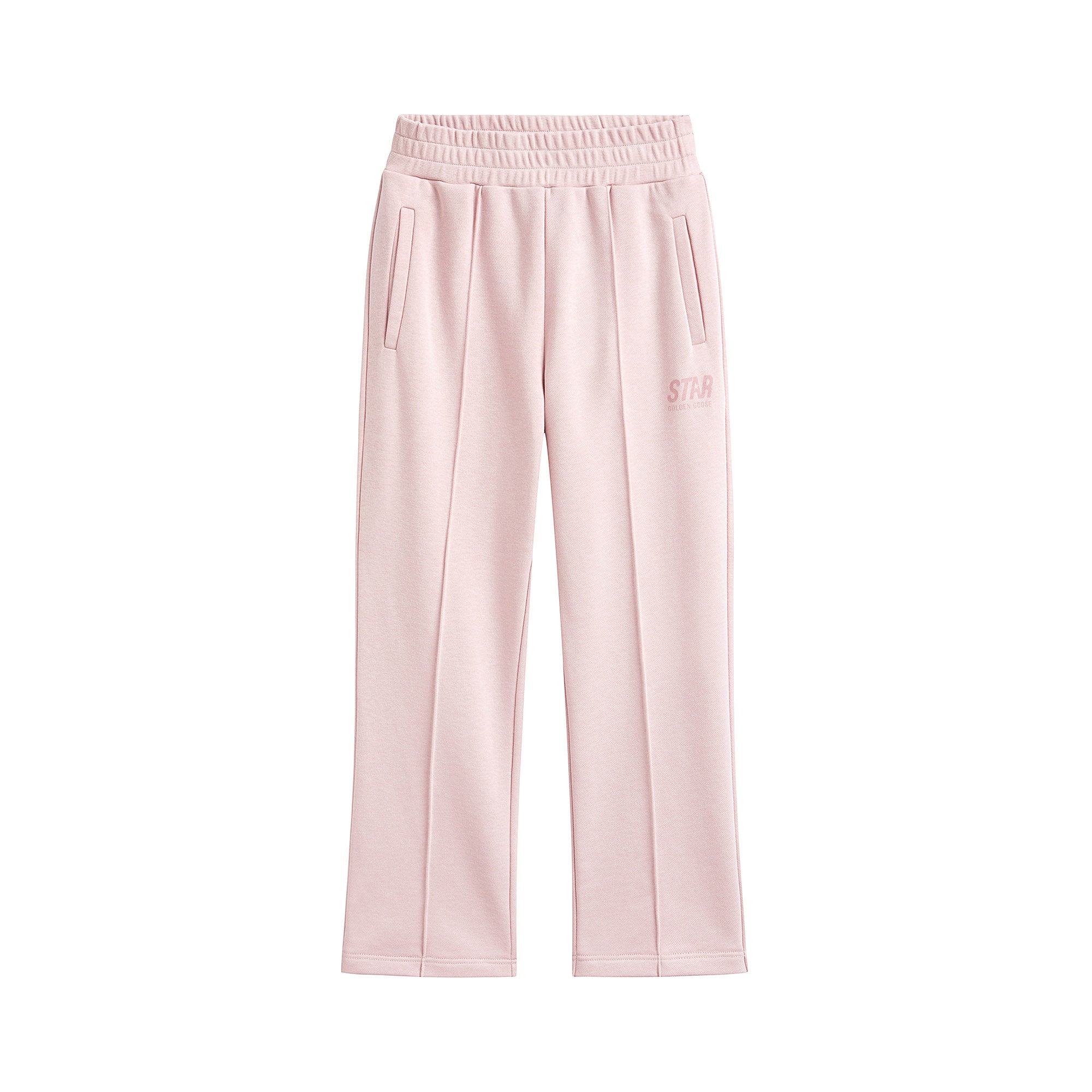 Girls Pink Cotton Trousers