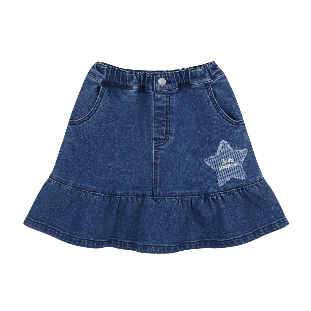 Girls Blue Denim Skirt