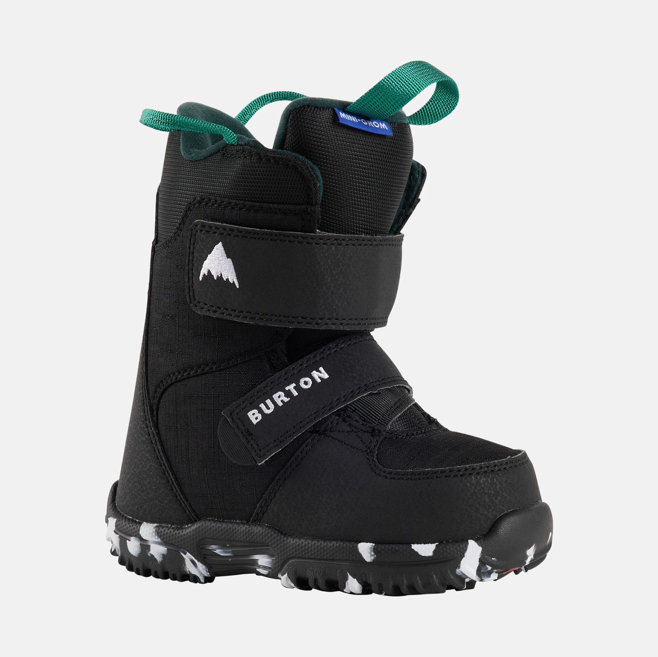 Boys & Girls Black "Mini Grom" Snow Boots