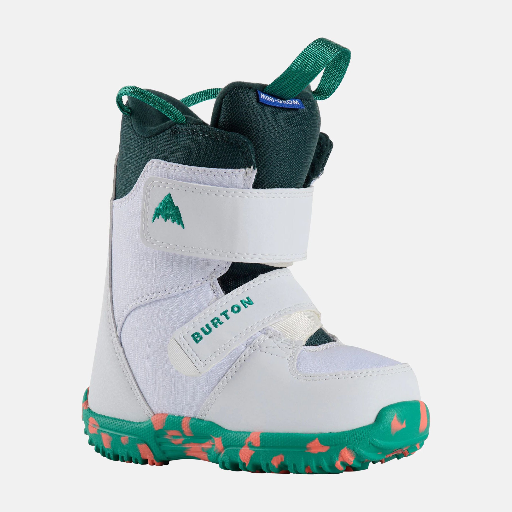 Boys & Girls White "Mini Grom" Snow Boots