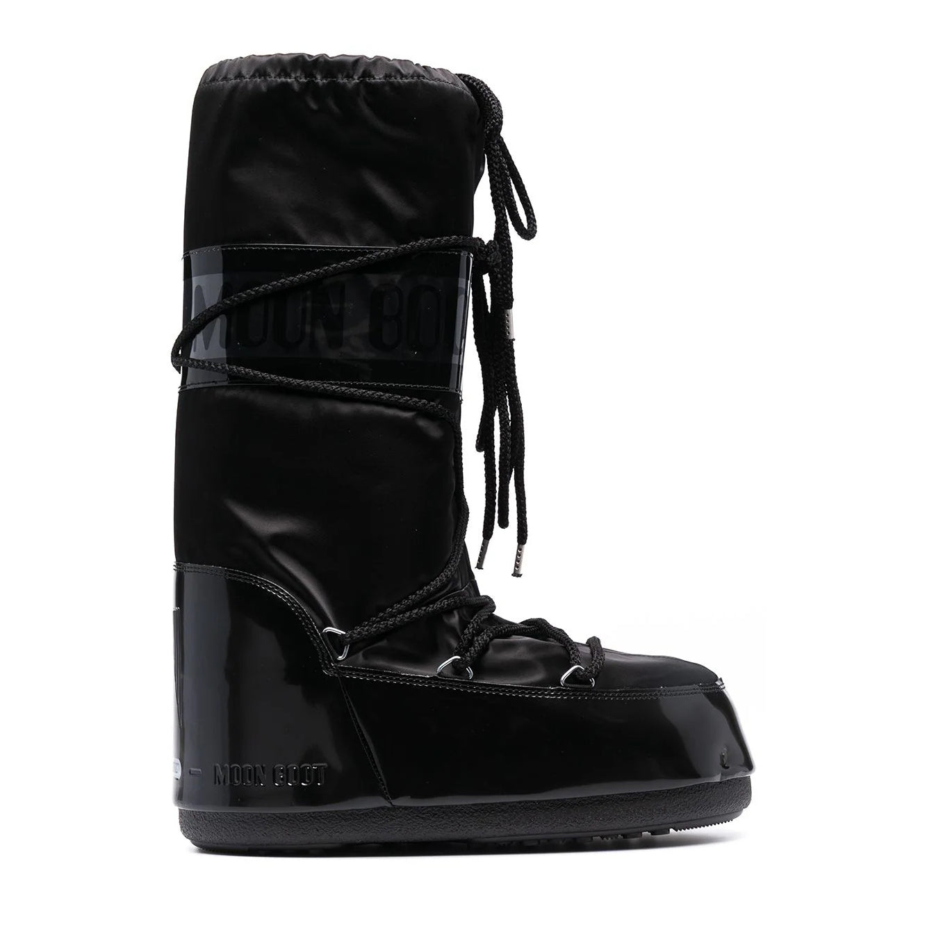 Boys & Girls Black "ICON GLANCE" Boots