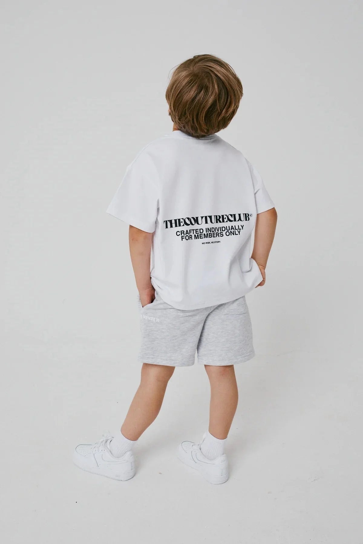 The Couture Club Kids Heavyweight Copyright T-Shirt in White