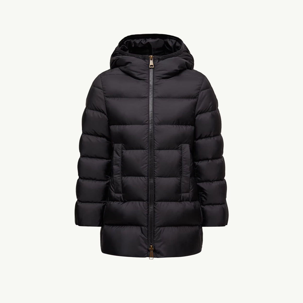 Girls Black"BAREND"Padded Down Coat