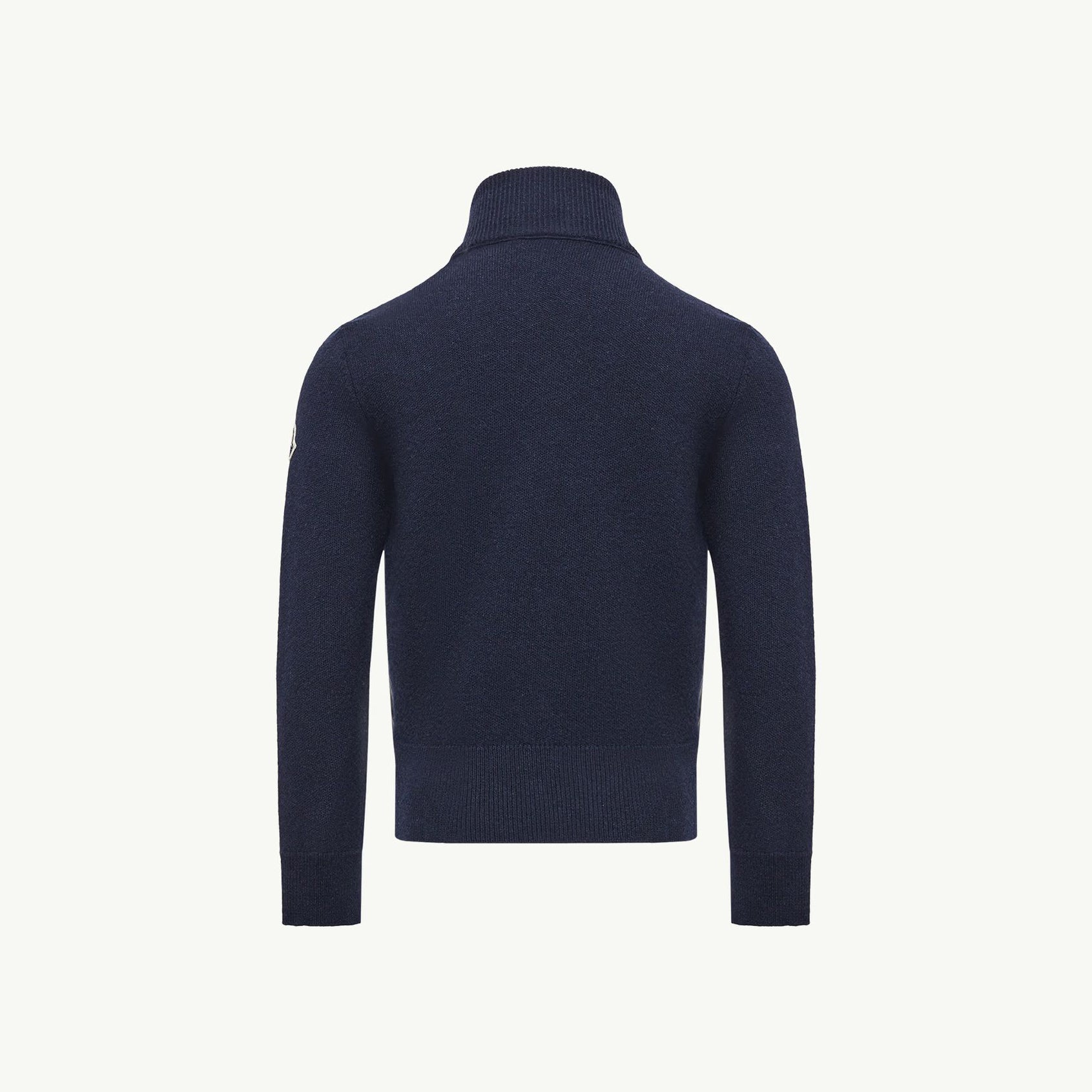 Boys Dark Blue Padded Down Zip-Up Top