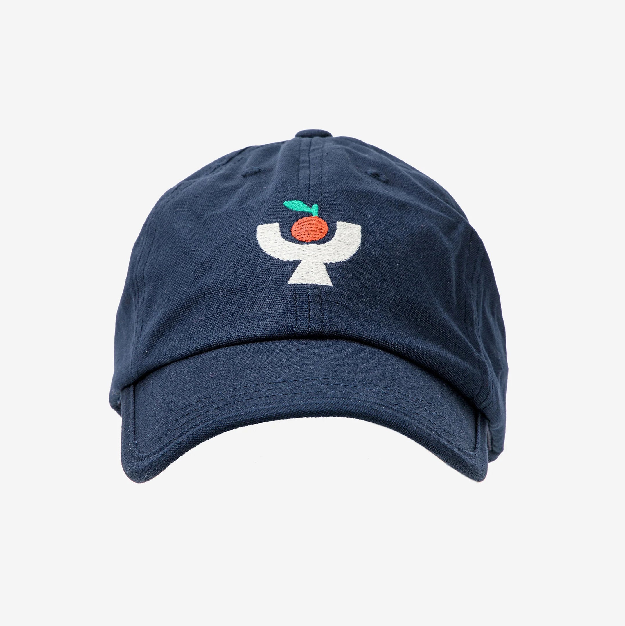 Women Blue Embroidered Cap