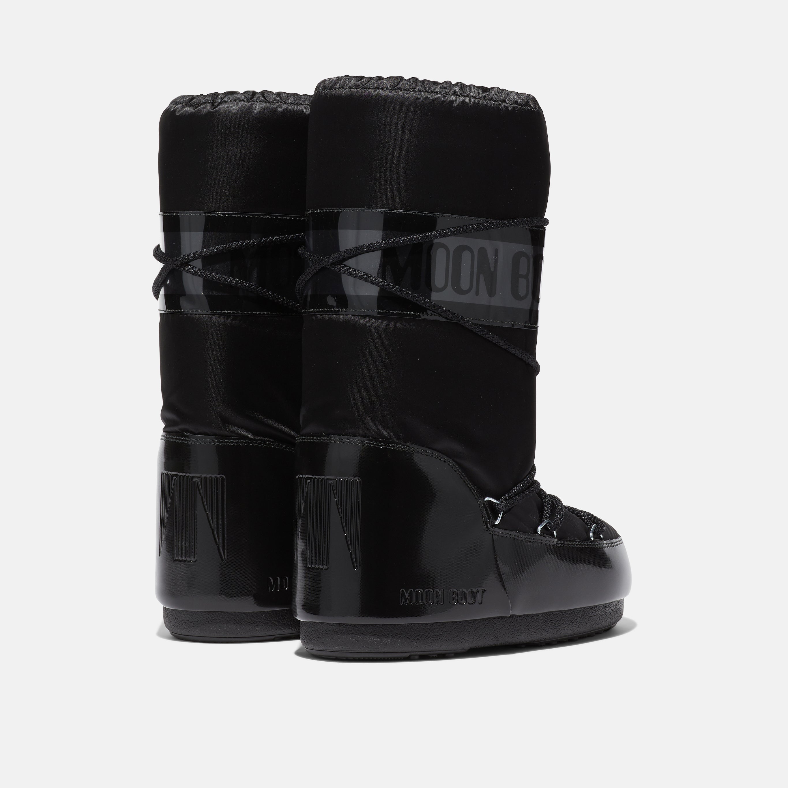 Girls Black "ICON" Mid Boots