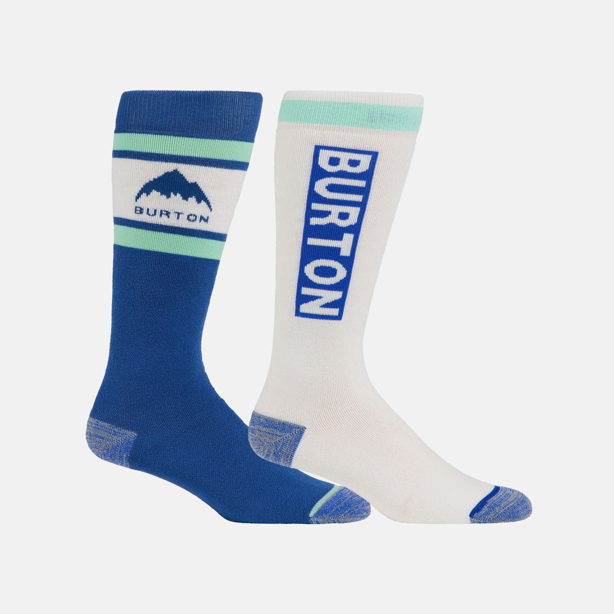 Women Blue Logo Ski Socks(2 Pack)