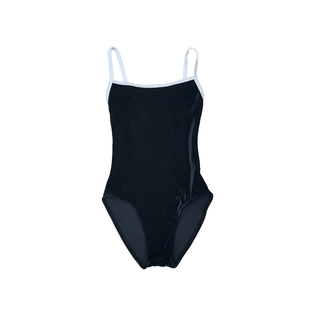 Girls Black "Daniela/V-Black/V-White" Ballet Onesies