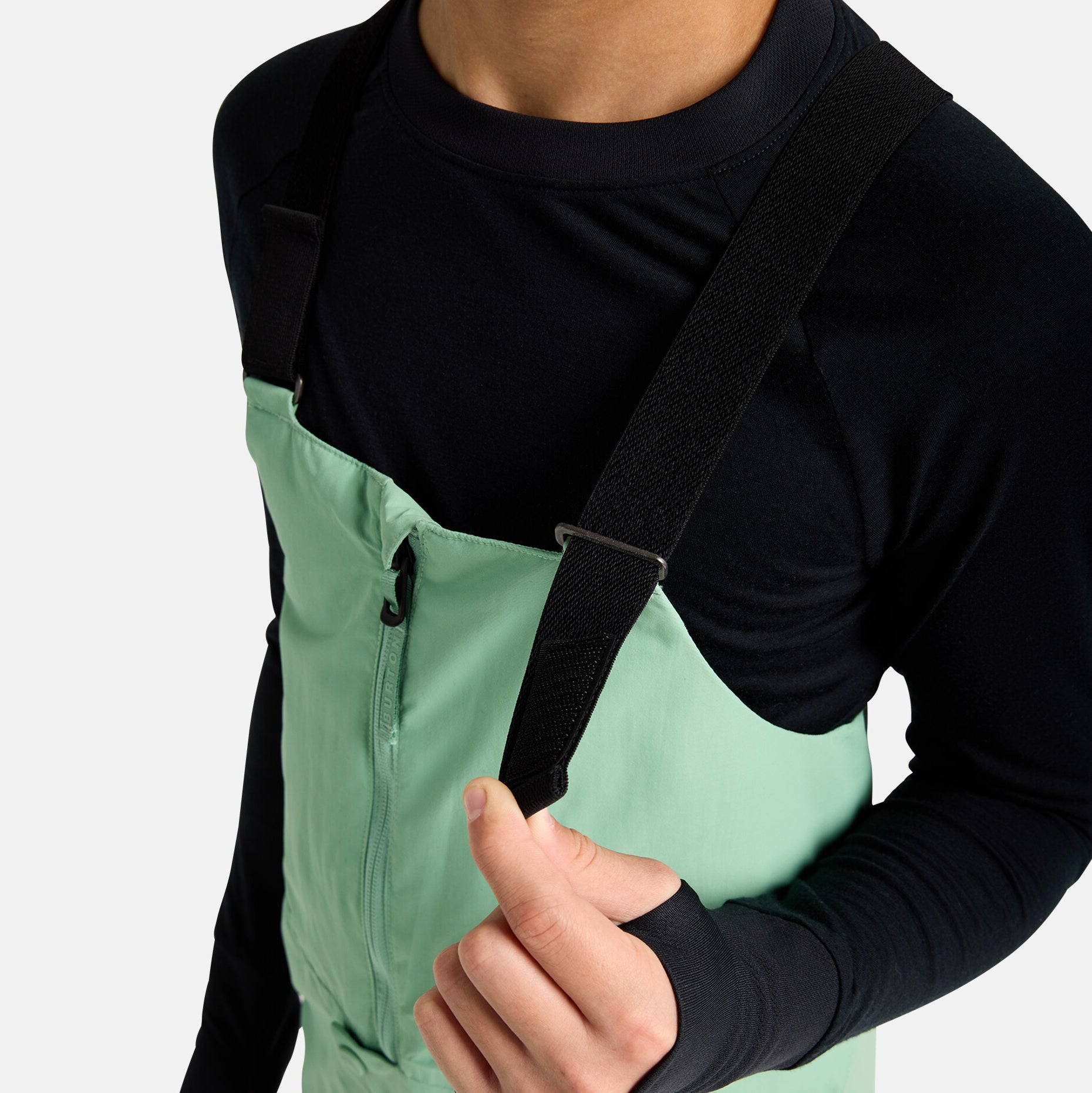 Boys & Girls Light Green Skylar 2L Ski Trousers