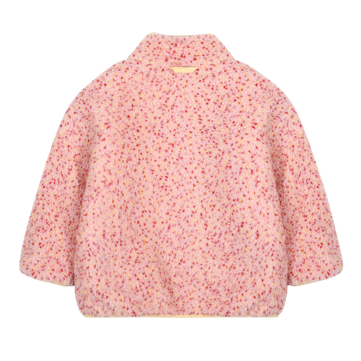 Girls Pink Fleece Padded Jacket