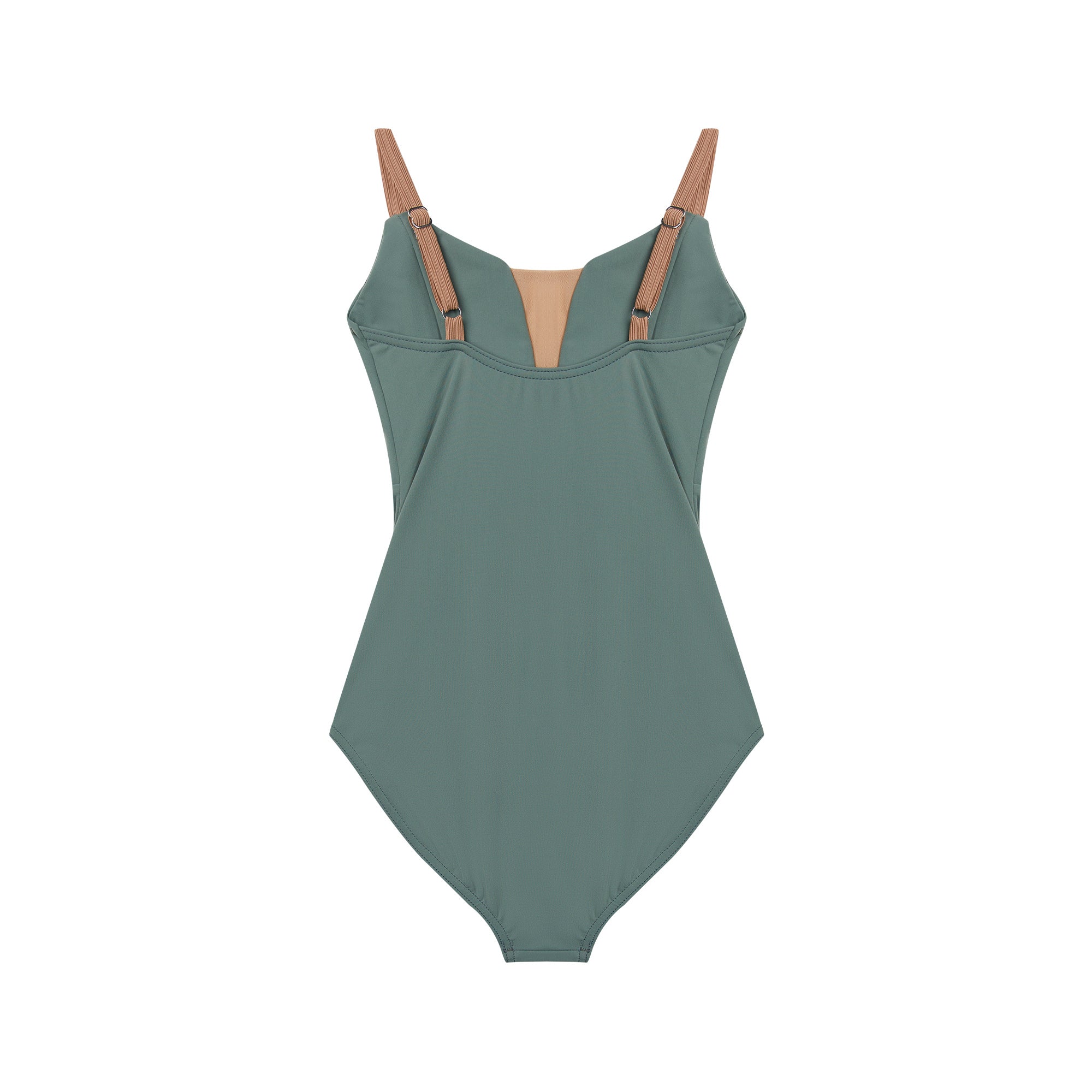Girls Olive Ballet Onesies