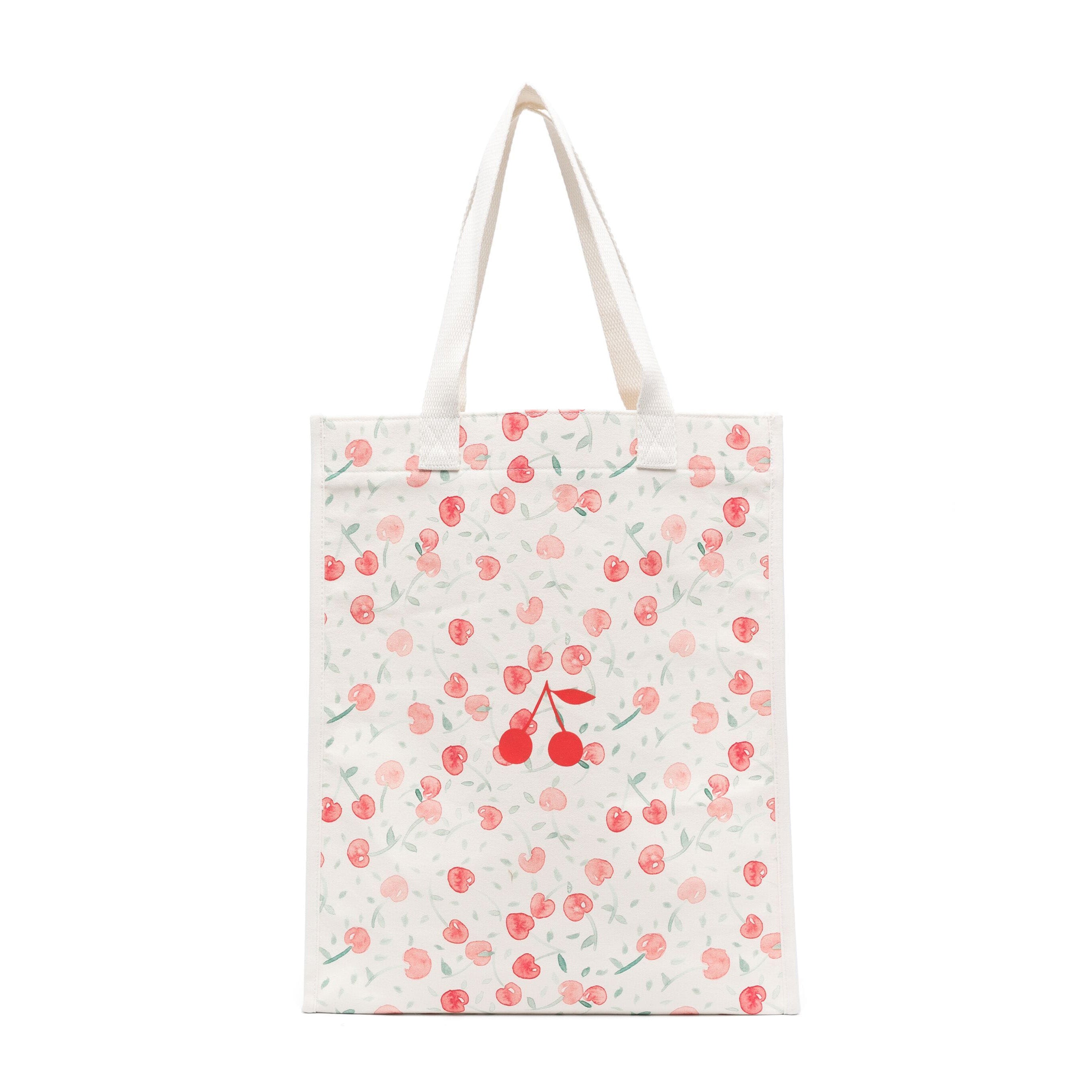 Girls White Cherry Handbag