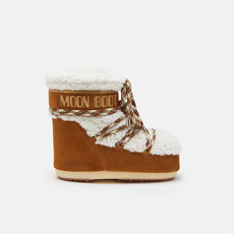 Women Brown "ICON LOW" Boots