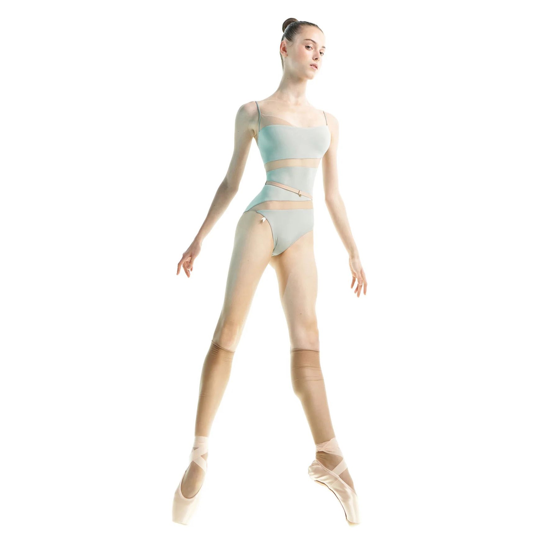 Women Mint'SPELLBOUND'Ballet Onesies(232LE04VJ/sage)