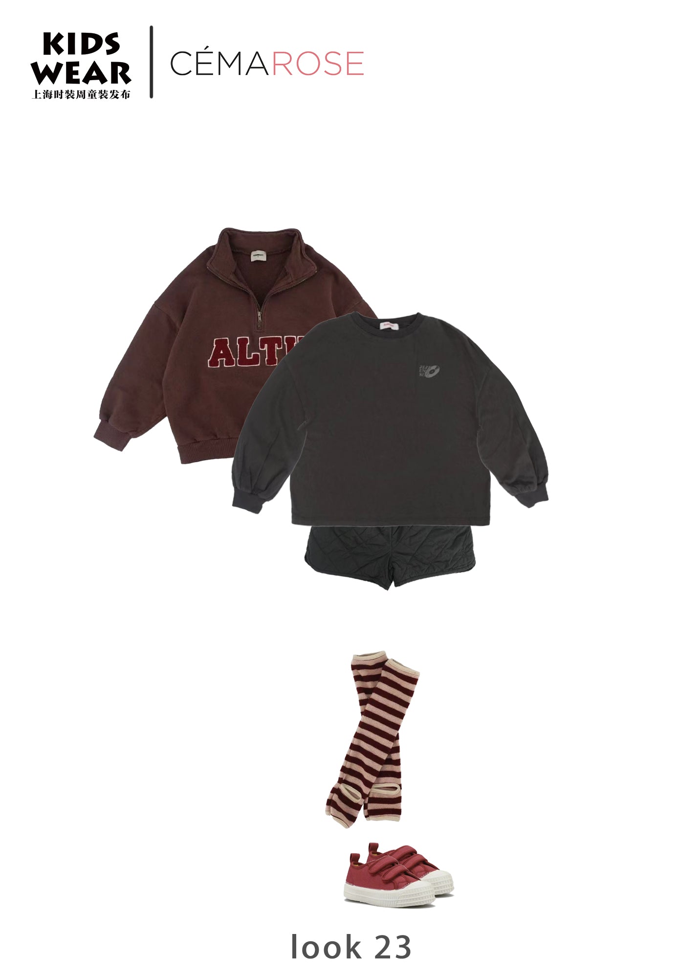 Boys & Girls Charcoal Cotton Shorts