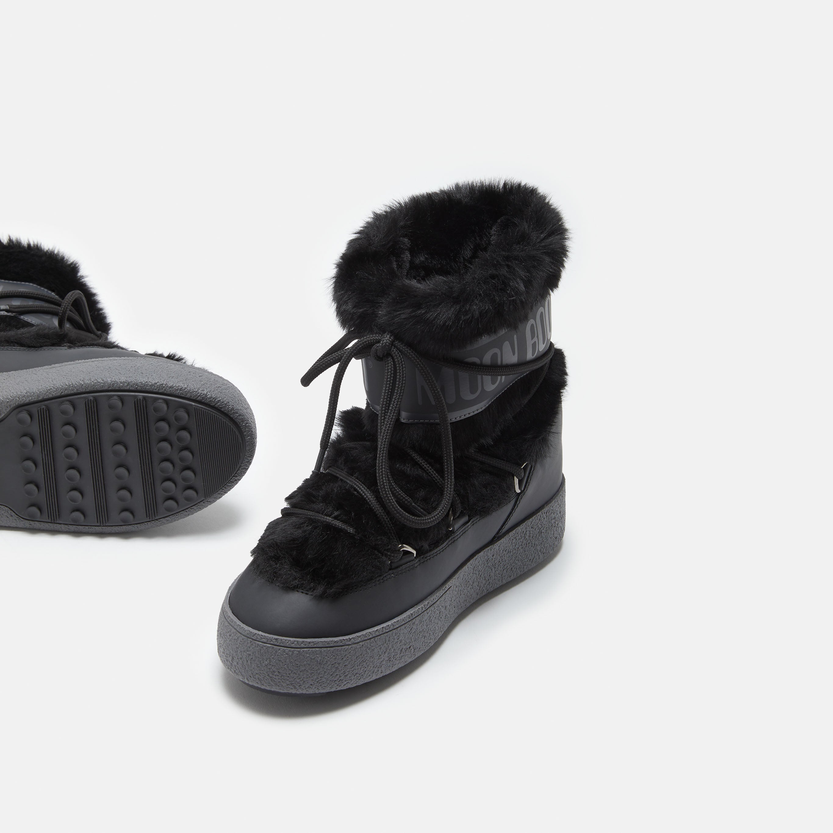 Girls Black "LTRACK" Boots