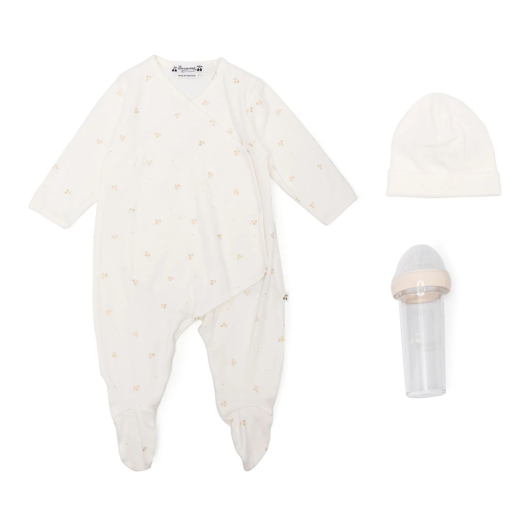 Baby Boys & Girls White Cotton Babysuit Gift Set(6 Pack)