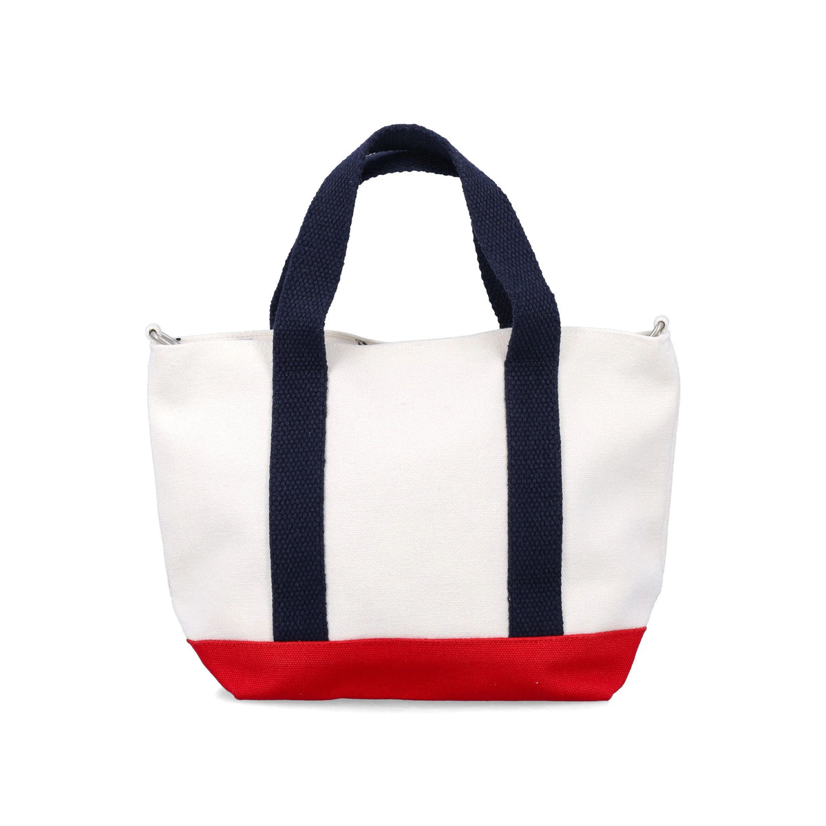 Girls White Canvas Shoulder Bag(高x宽x深:17x26x8.5cm)