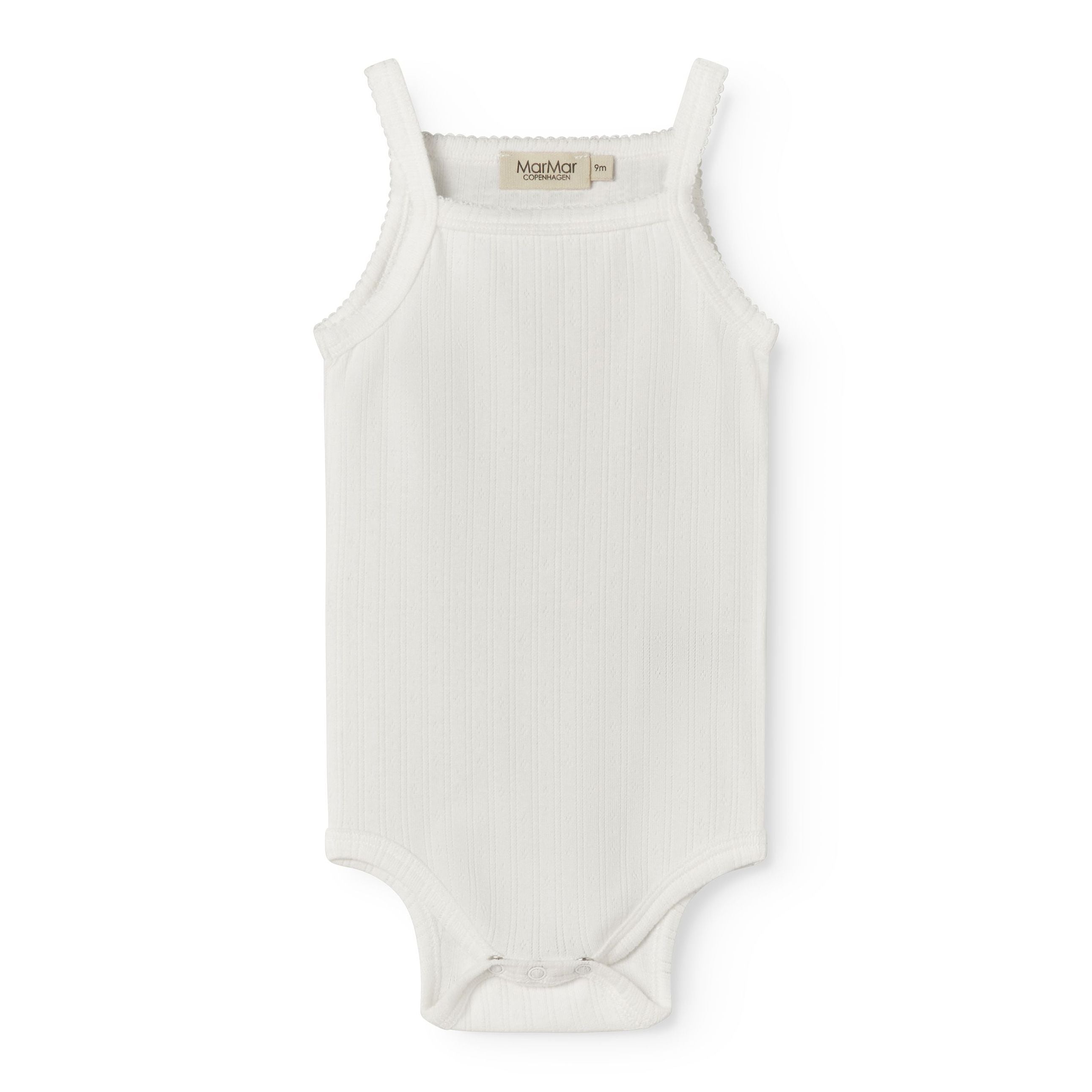 Baby Boys & Girls White Cotton Babysuit
