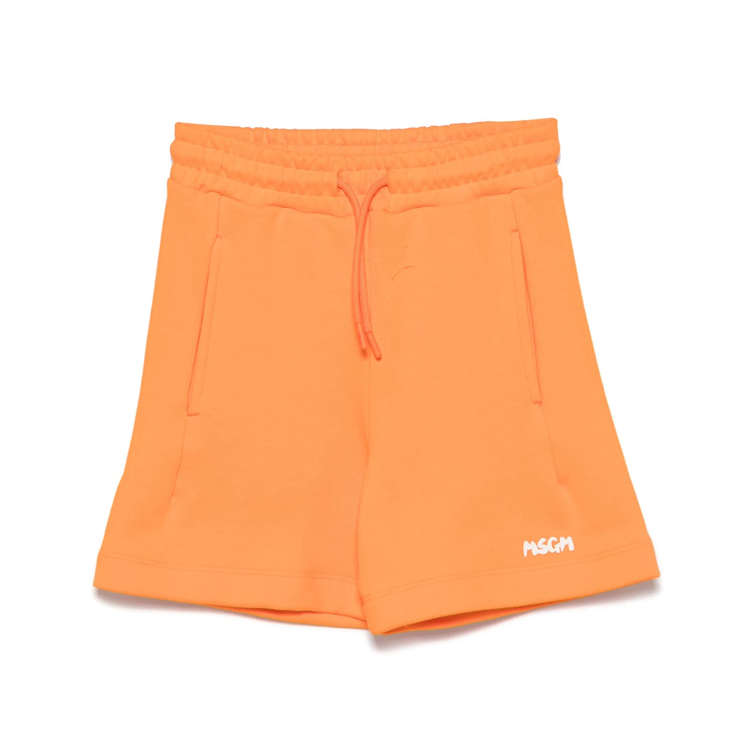 Boys & Girls Orange Cotton Shorts