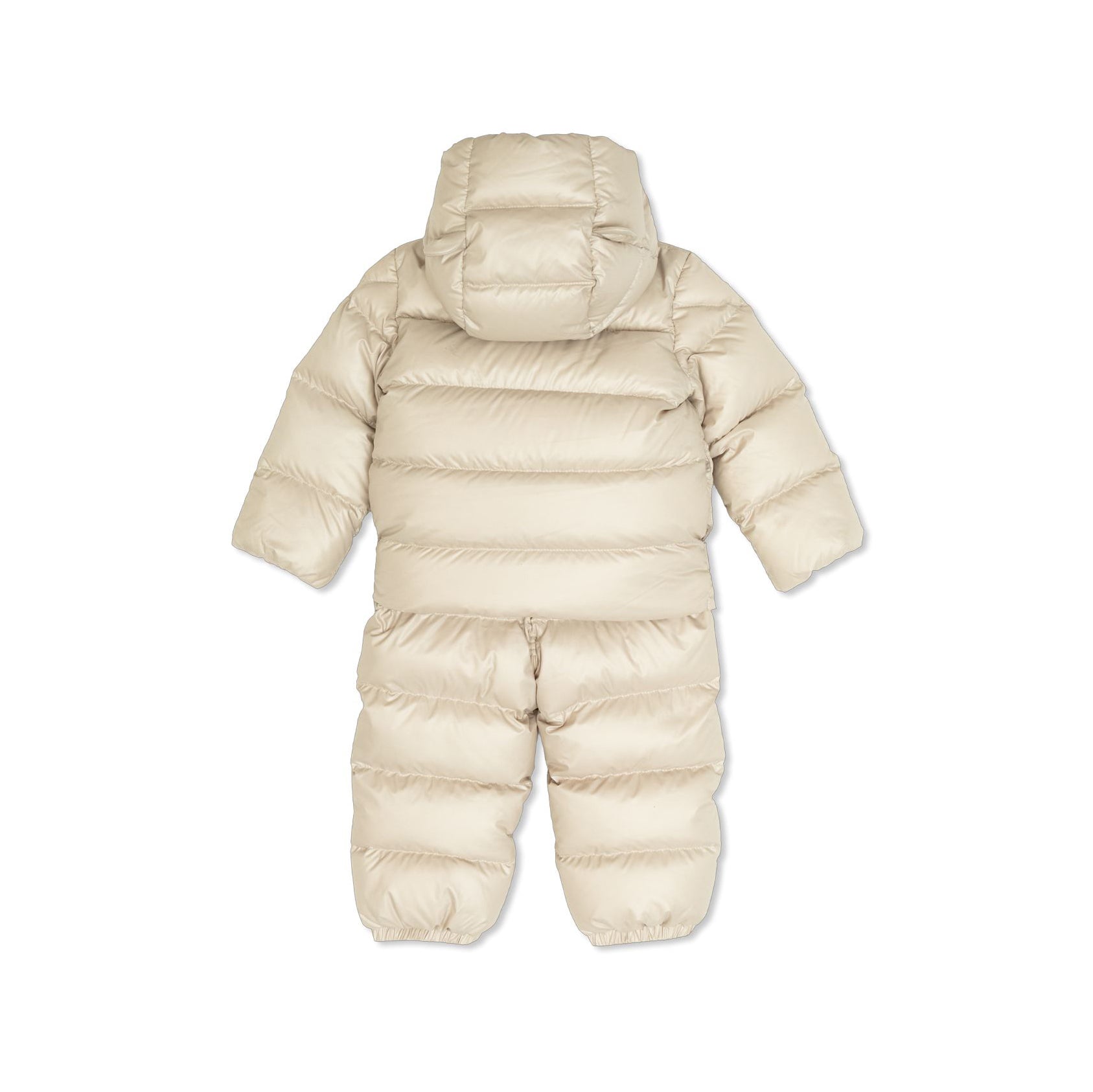 Baby Boys & Girls Light Beige Padded Down Set
