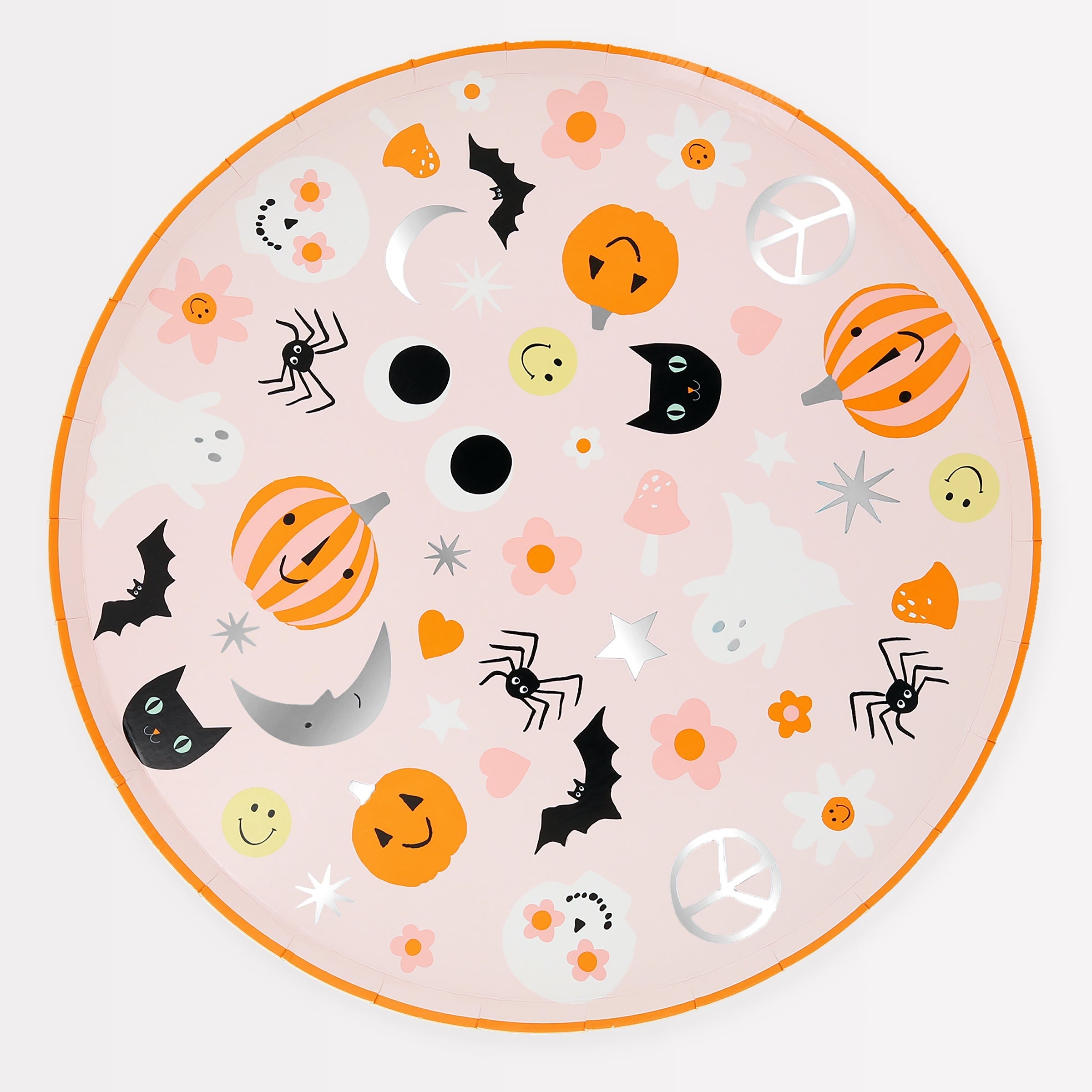 Groovy Halloween Icon Dinner Plates(8 Pack)