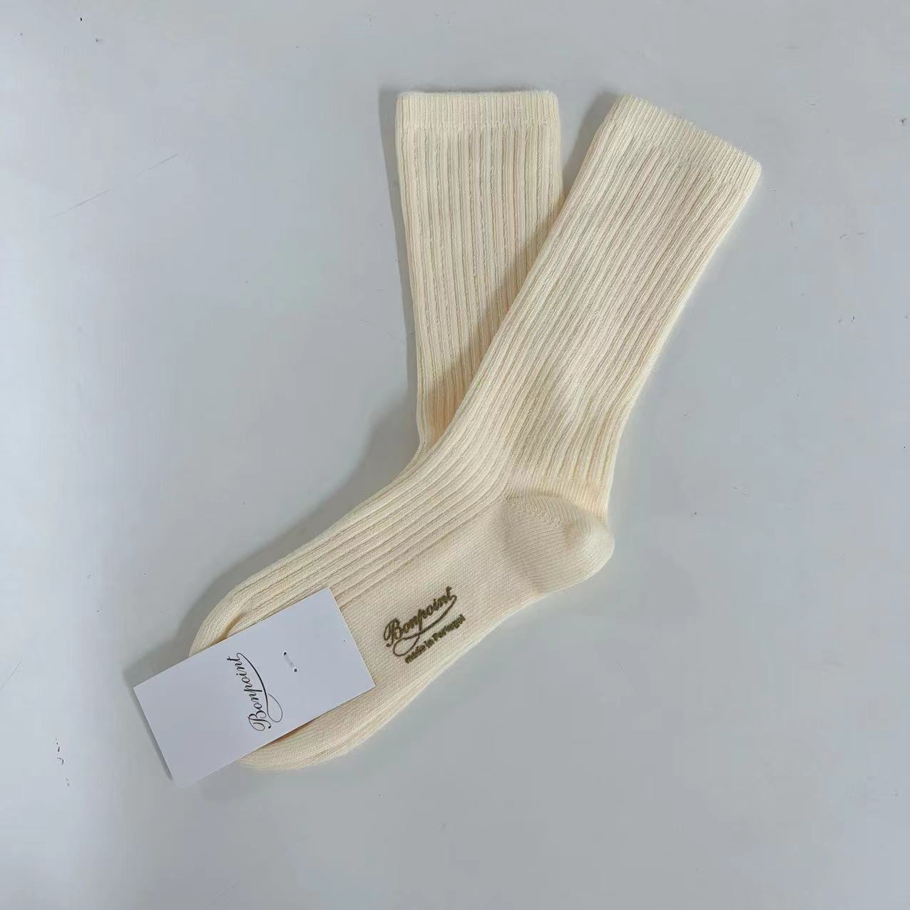 Girls Yellow Cotton Socks