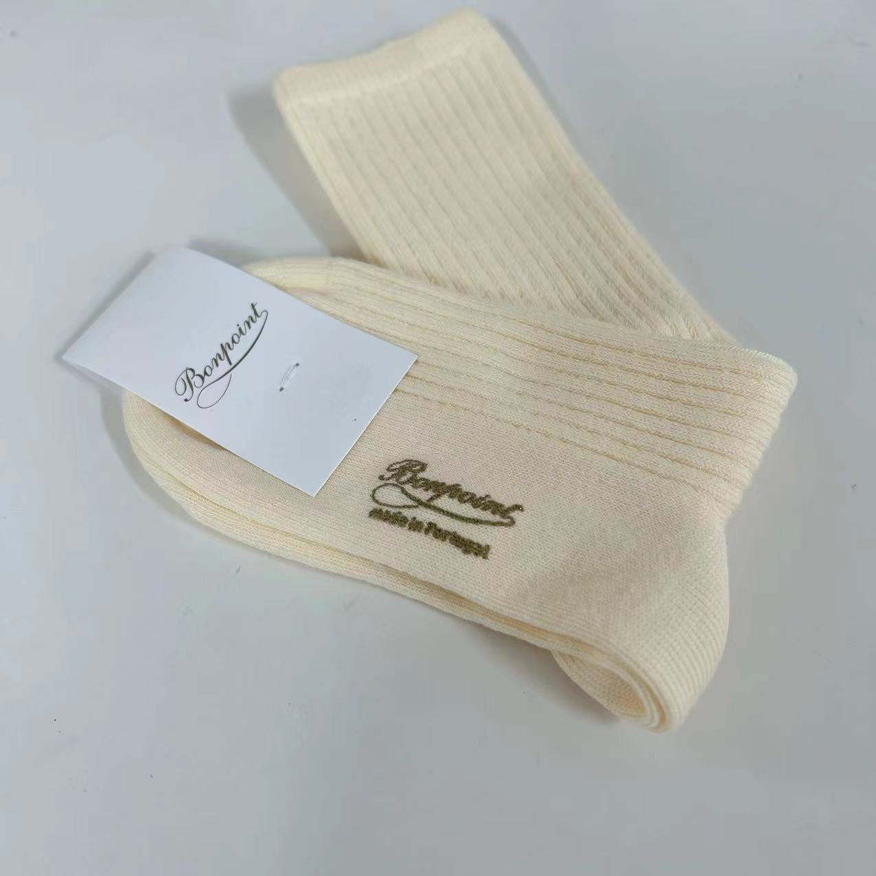 Girls Yellow Cotton Socks