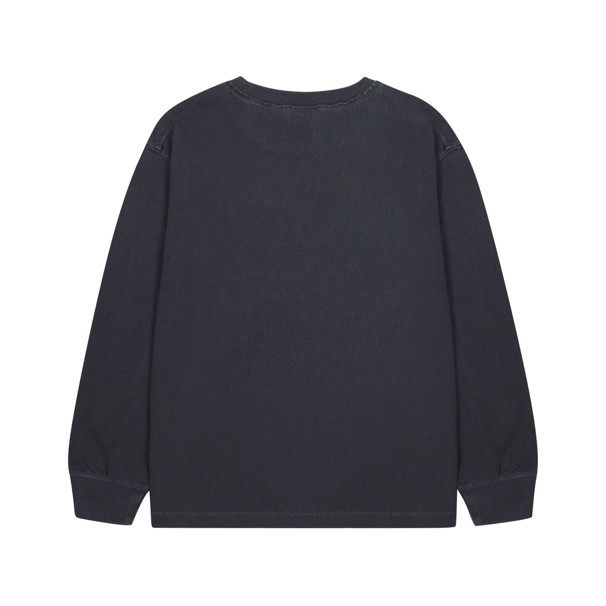 Boys & Girls Charcoal Printed Cotton Sweatshirt
