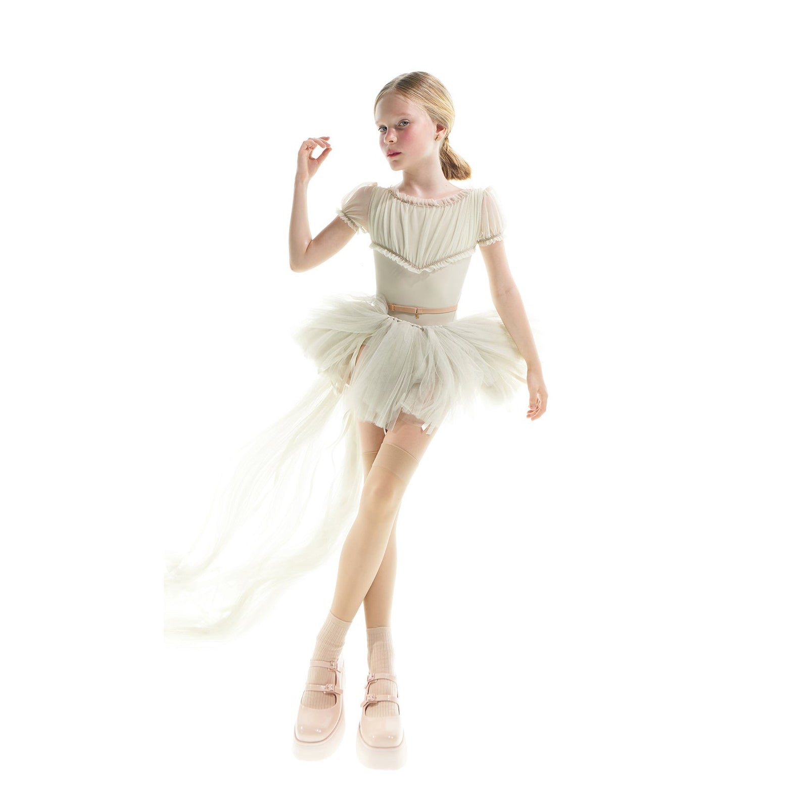 Girls Pale Cyan Ballet TuTu Skirt