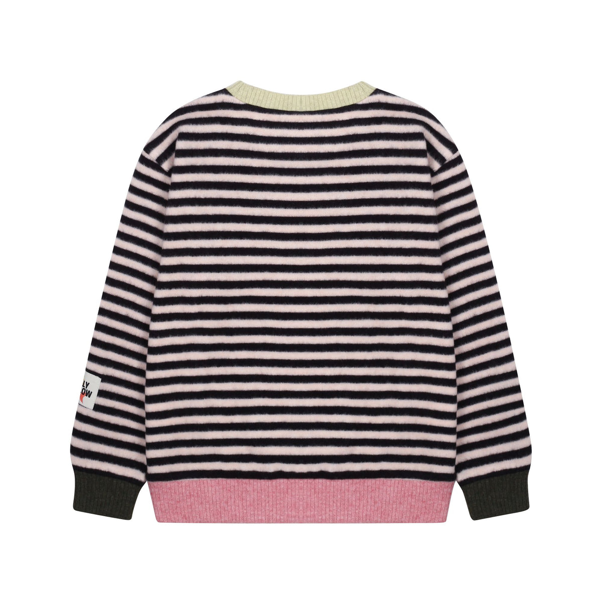 Boys & Girls Black Stripes Knit Sweater