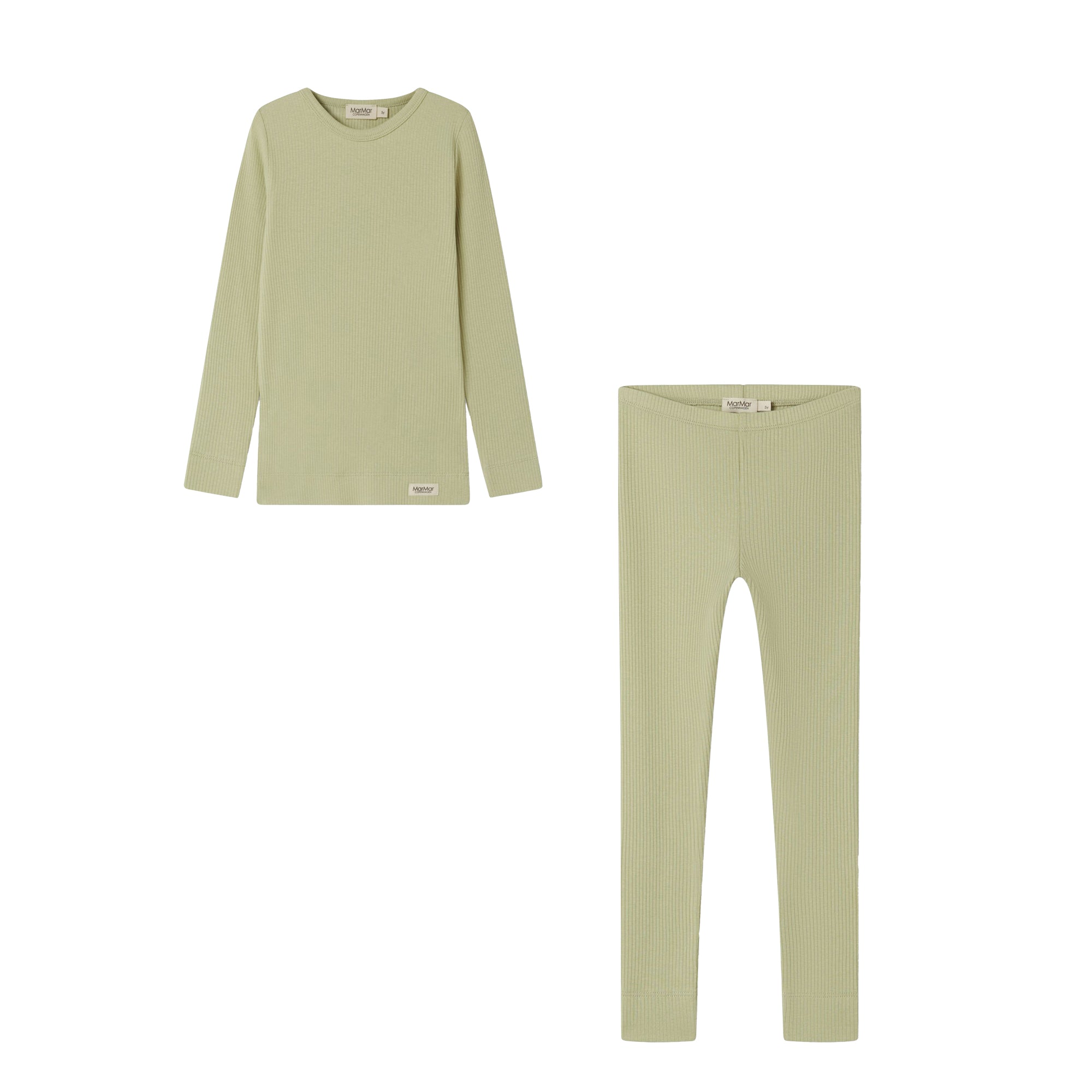 Boys & Girls Green Cotton Set