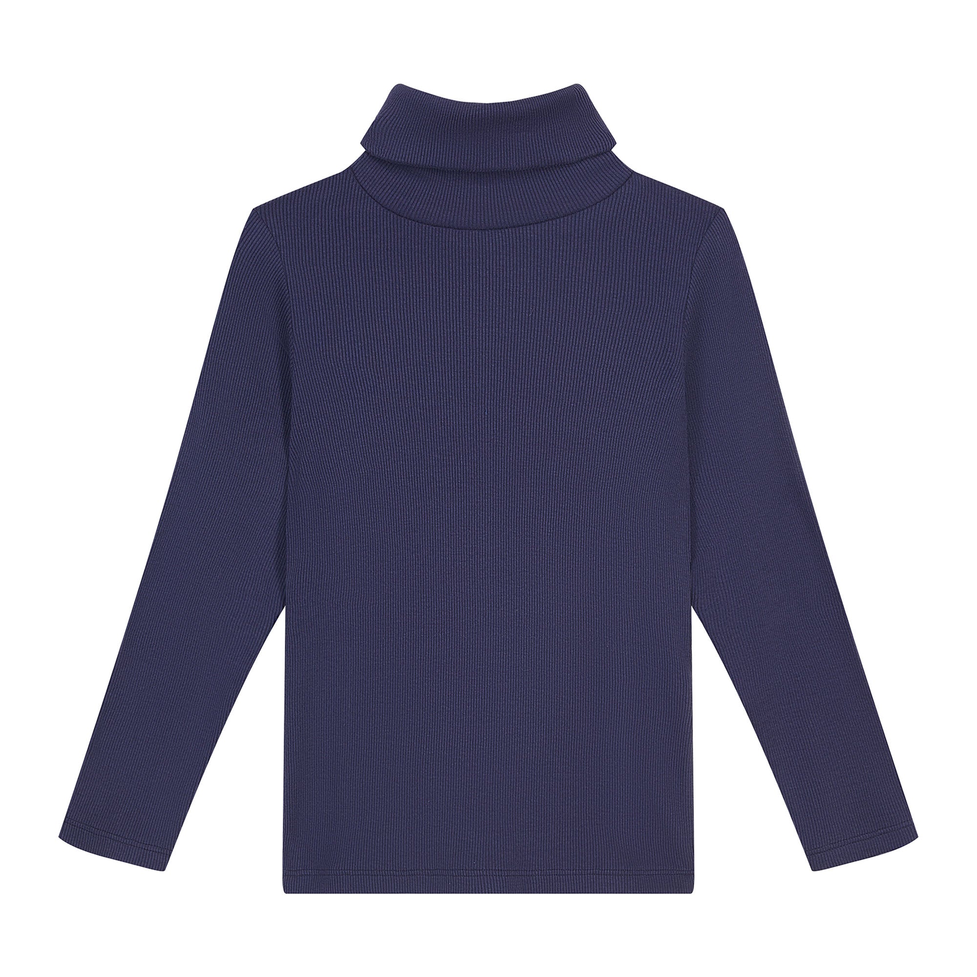 Girls Navy Cotton Top