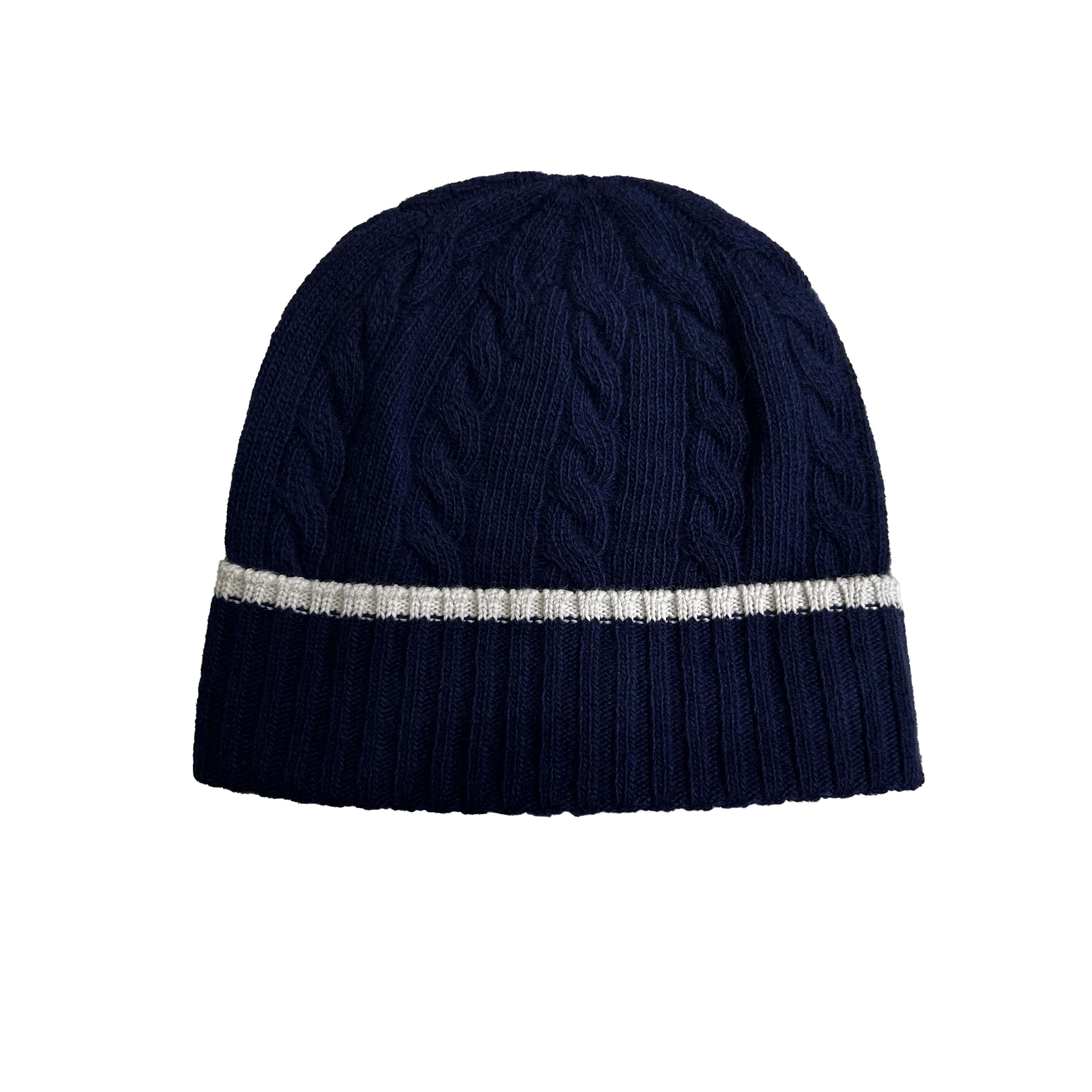 Boys Navy Wool Hat