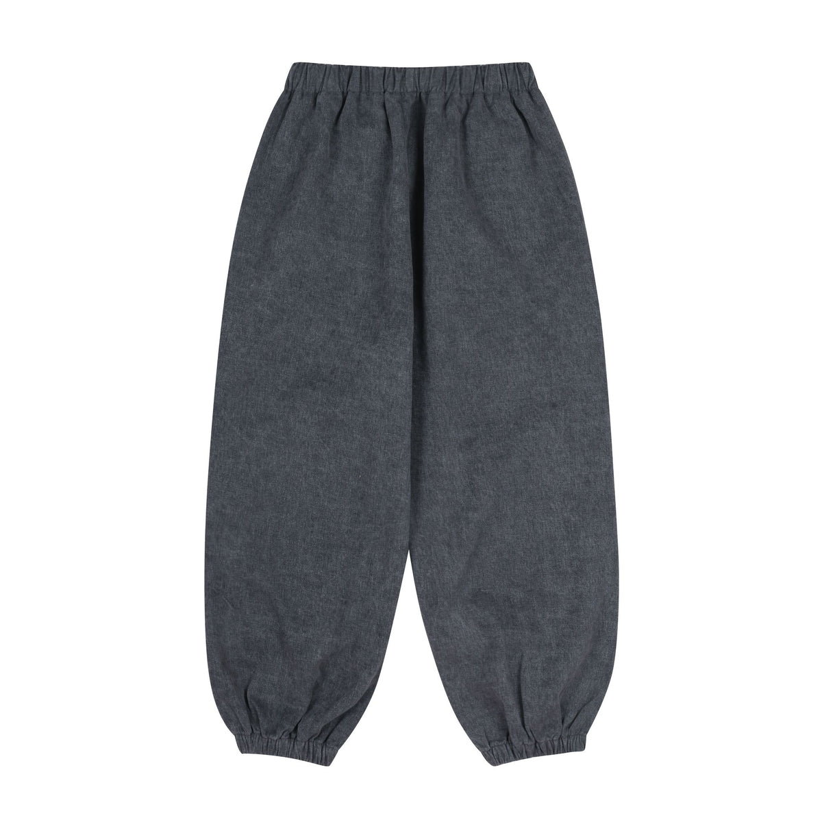 Boys & Girls Charcoal Cotton Trousers