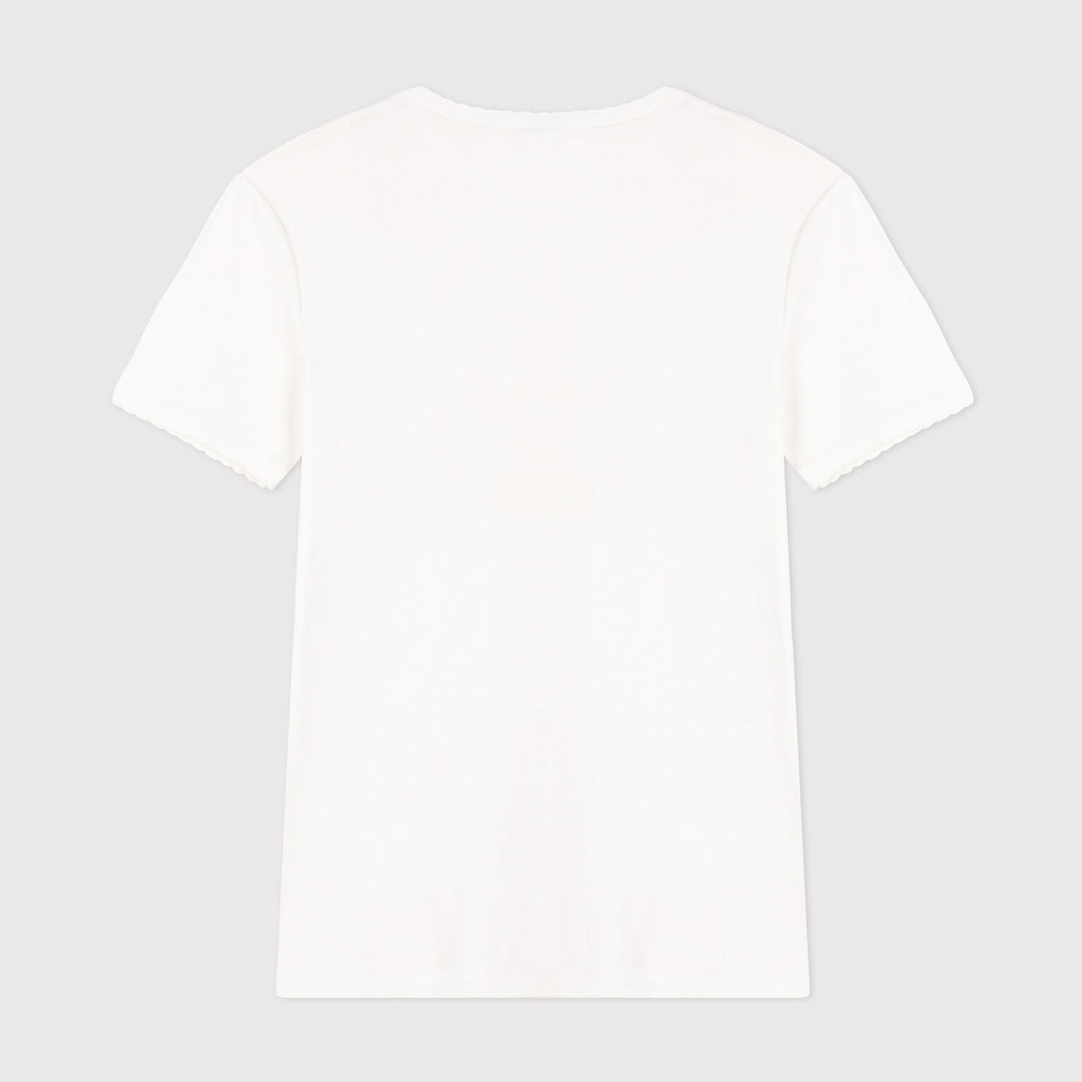 Women White Cotton T-Shirt