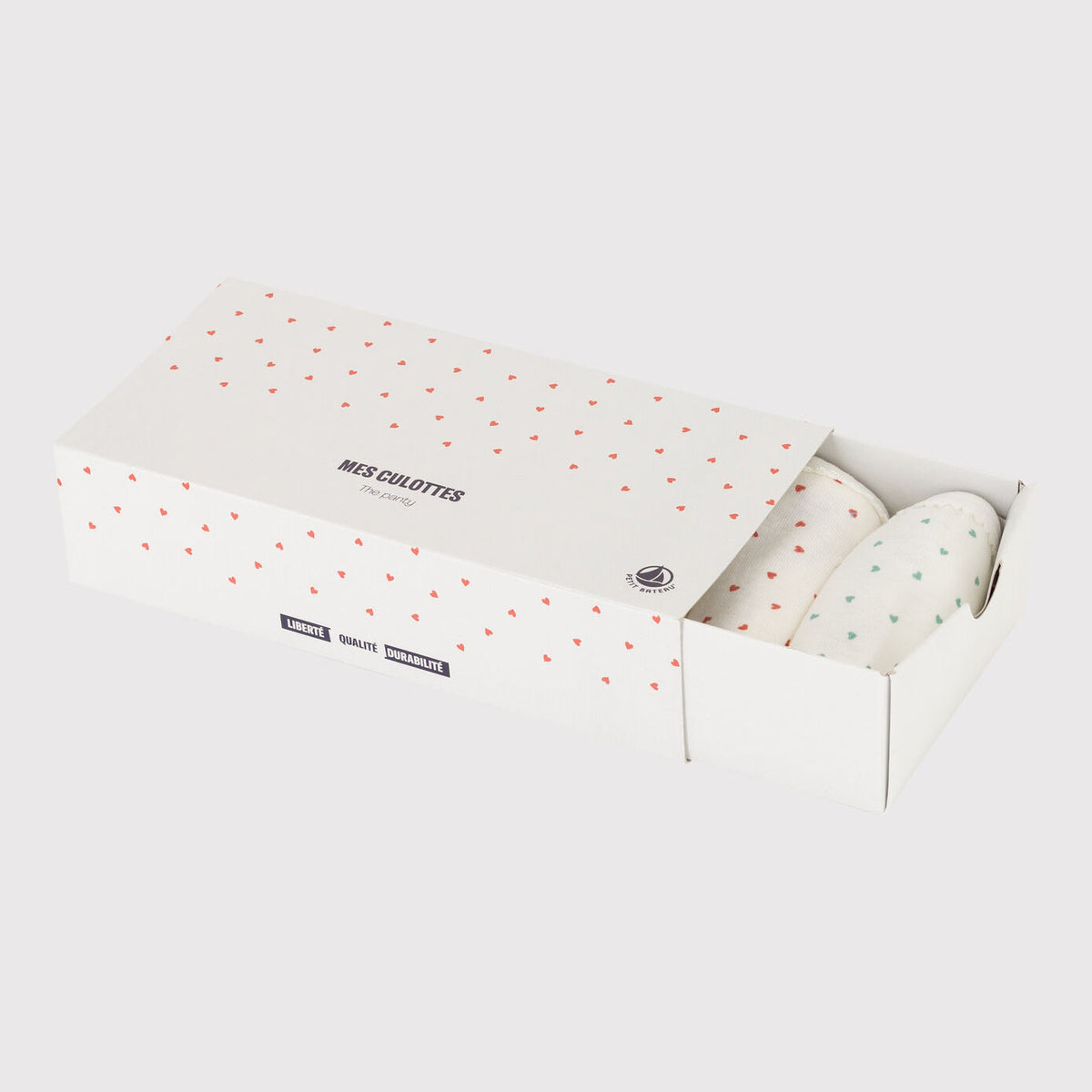 Ensemble de sous-vêtements en coton blanc pour filles (lot de 5)