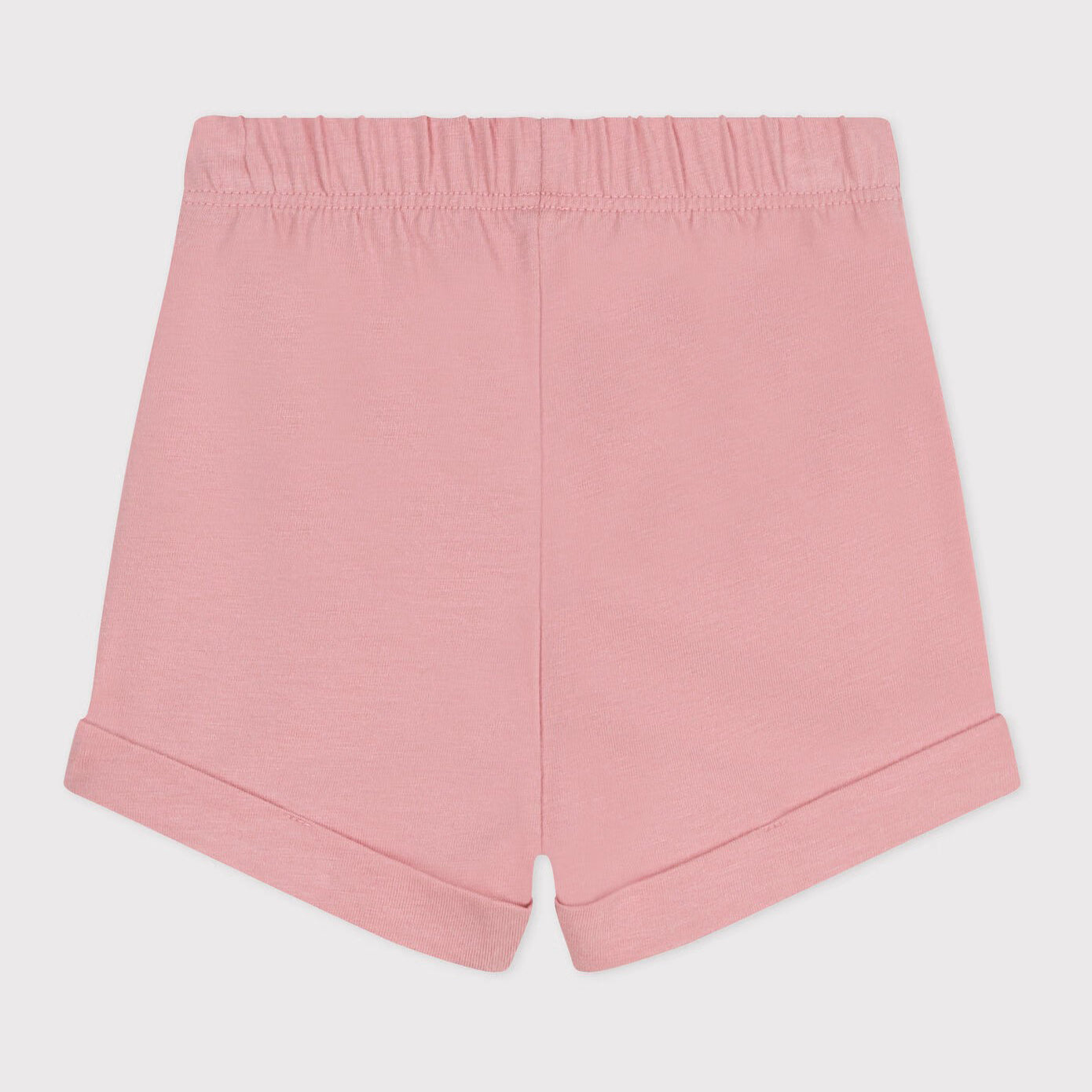 Baby Girls Pink Cotton Shorts