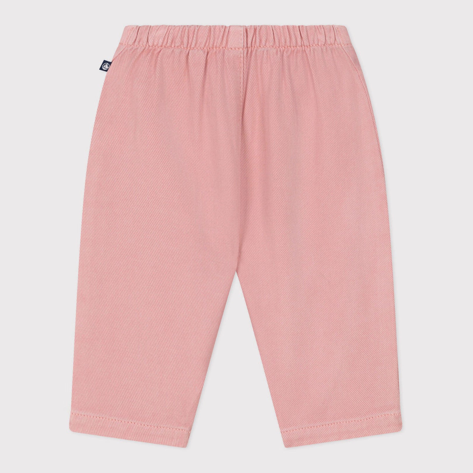 Baby Girls Pink Cotton Trousers