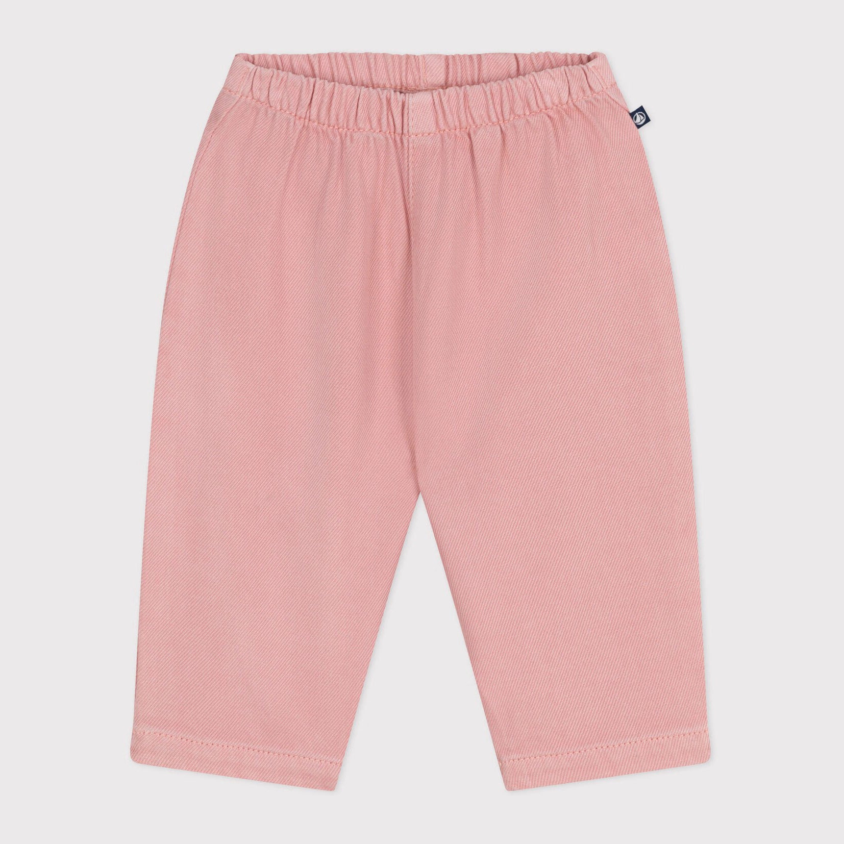 Baby Girls Pink Cotton Trousers