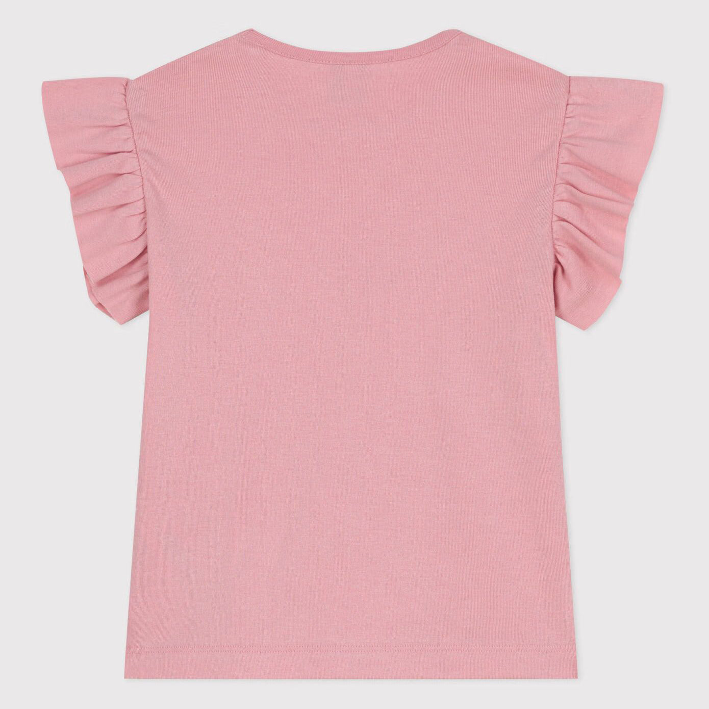 Girls Pink Logo Cotton T-Shirt
