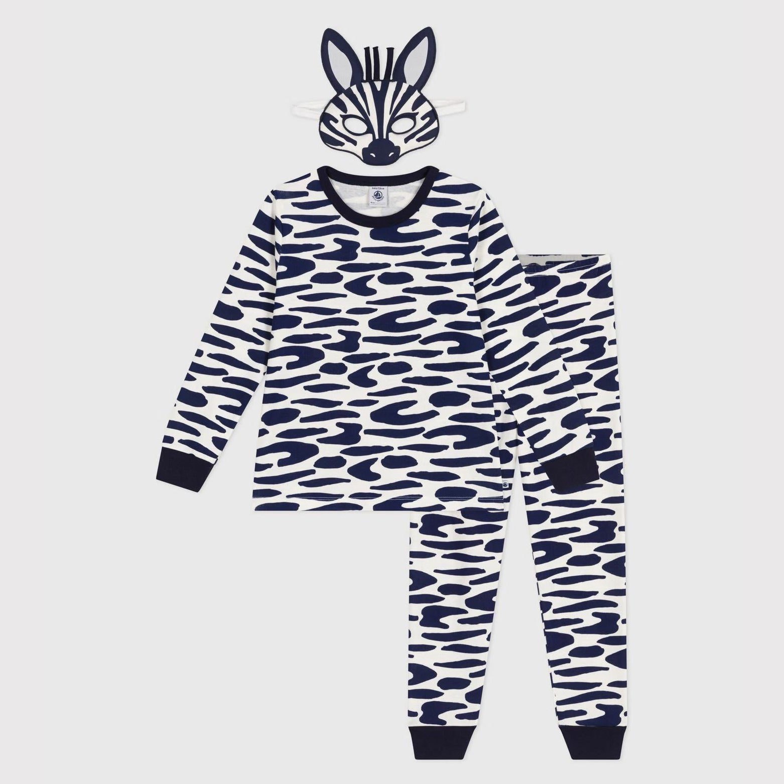 Boys Navy Cotton Nightwear Set