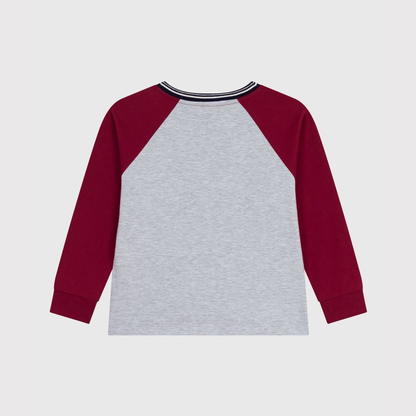 Boys Grey Cotton T-Shirt