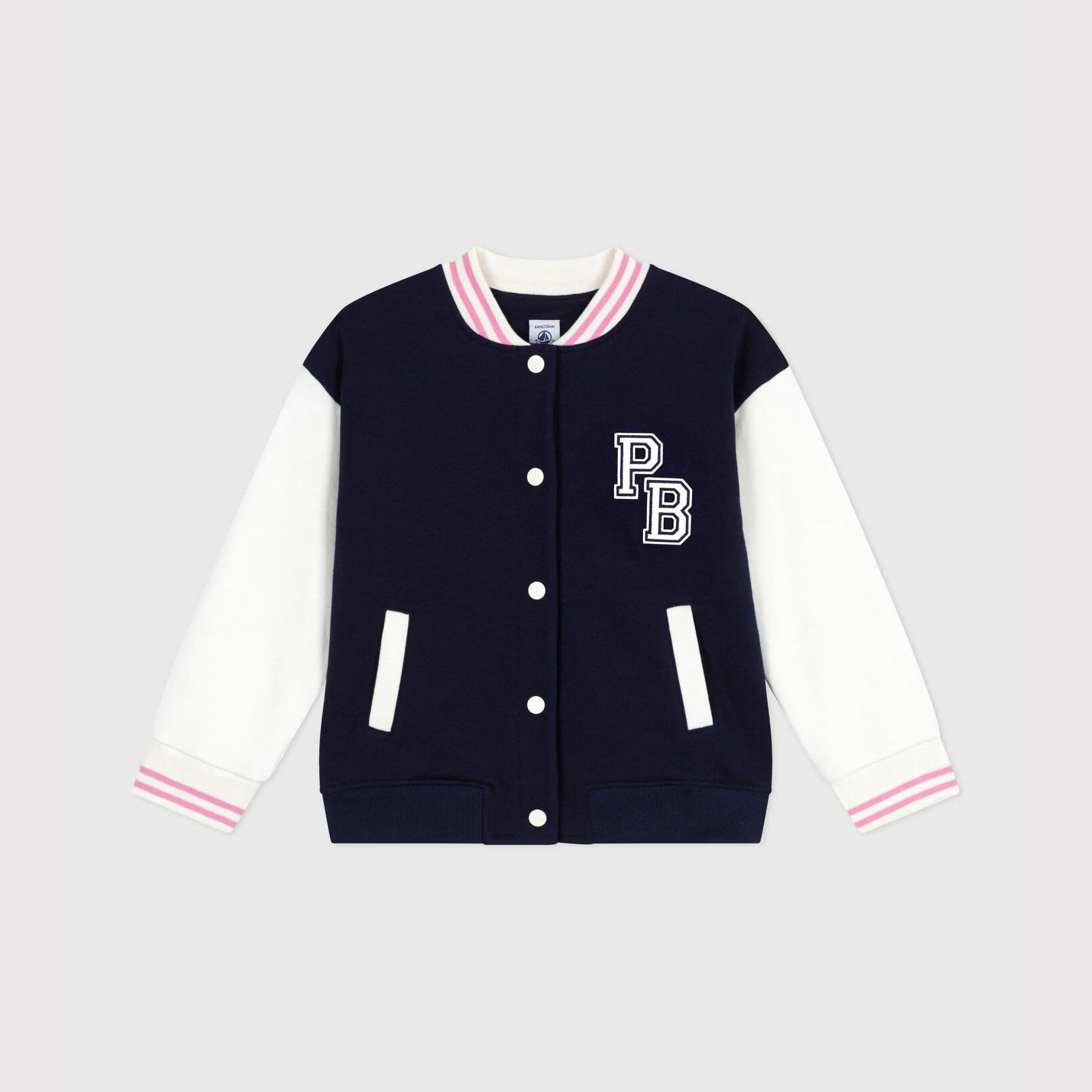 Girls Navy Cotton Jacket