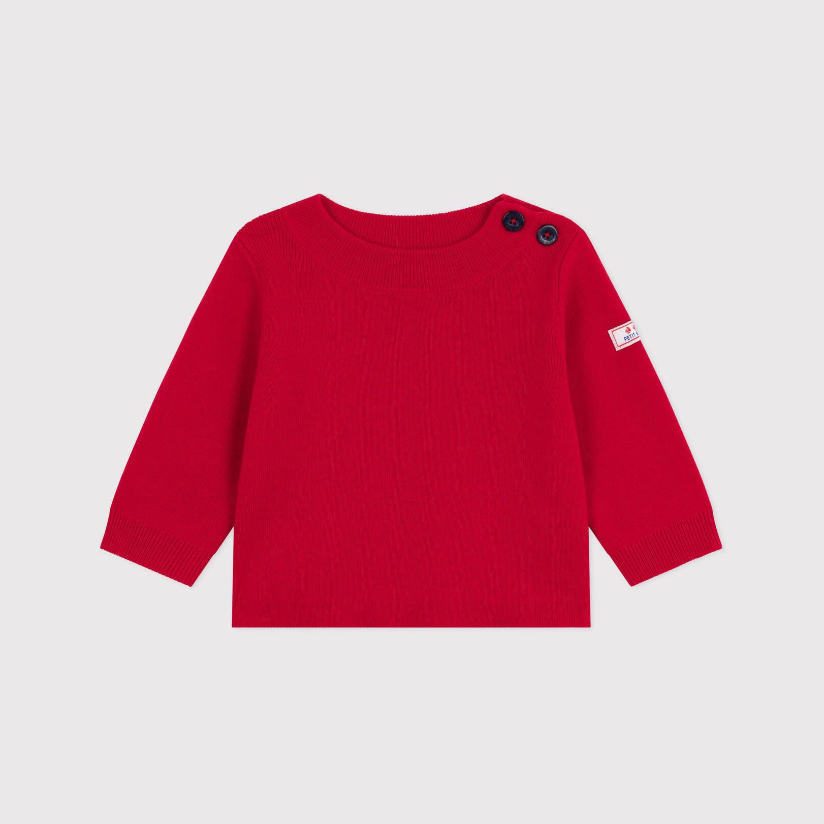 Baby Boys & Girls Red Wool Sweater